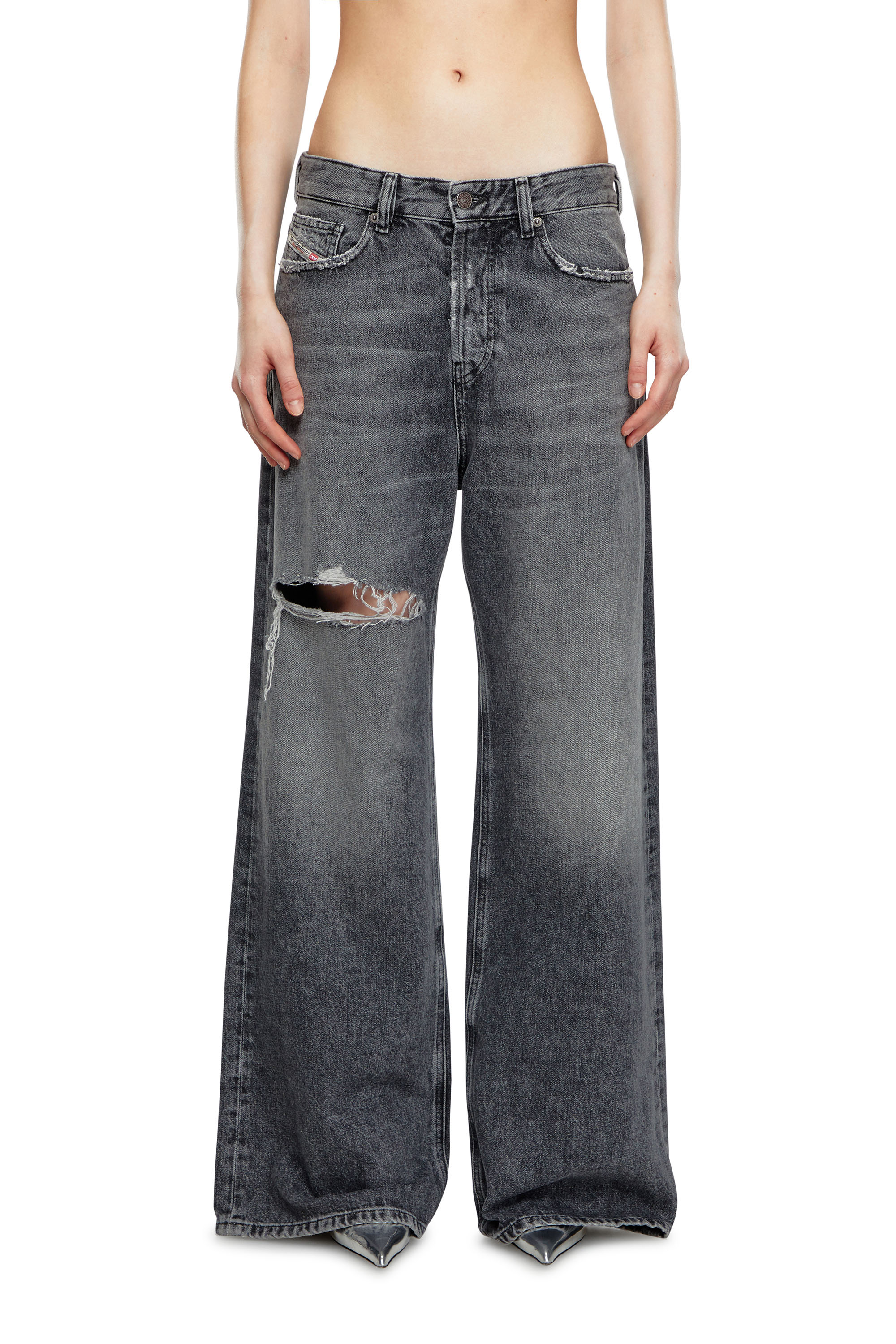 Diesel - Straight Jeans - 1996 D-Sire - Jeans - Woman - Black