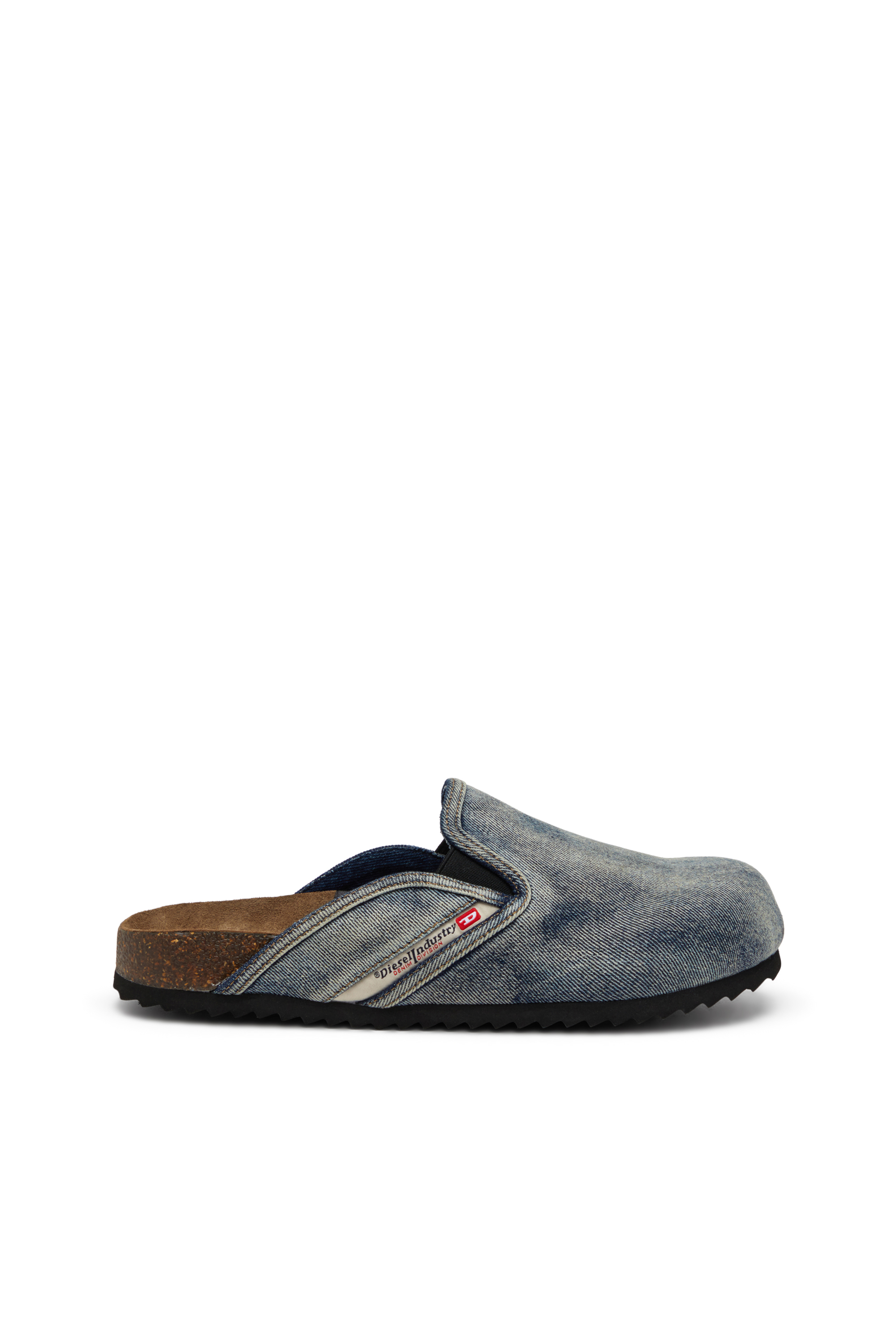 Diesel Men's Blue - D-Woodstock-Denim Mules - Moccasins And Mules - Man Size 42