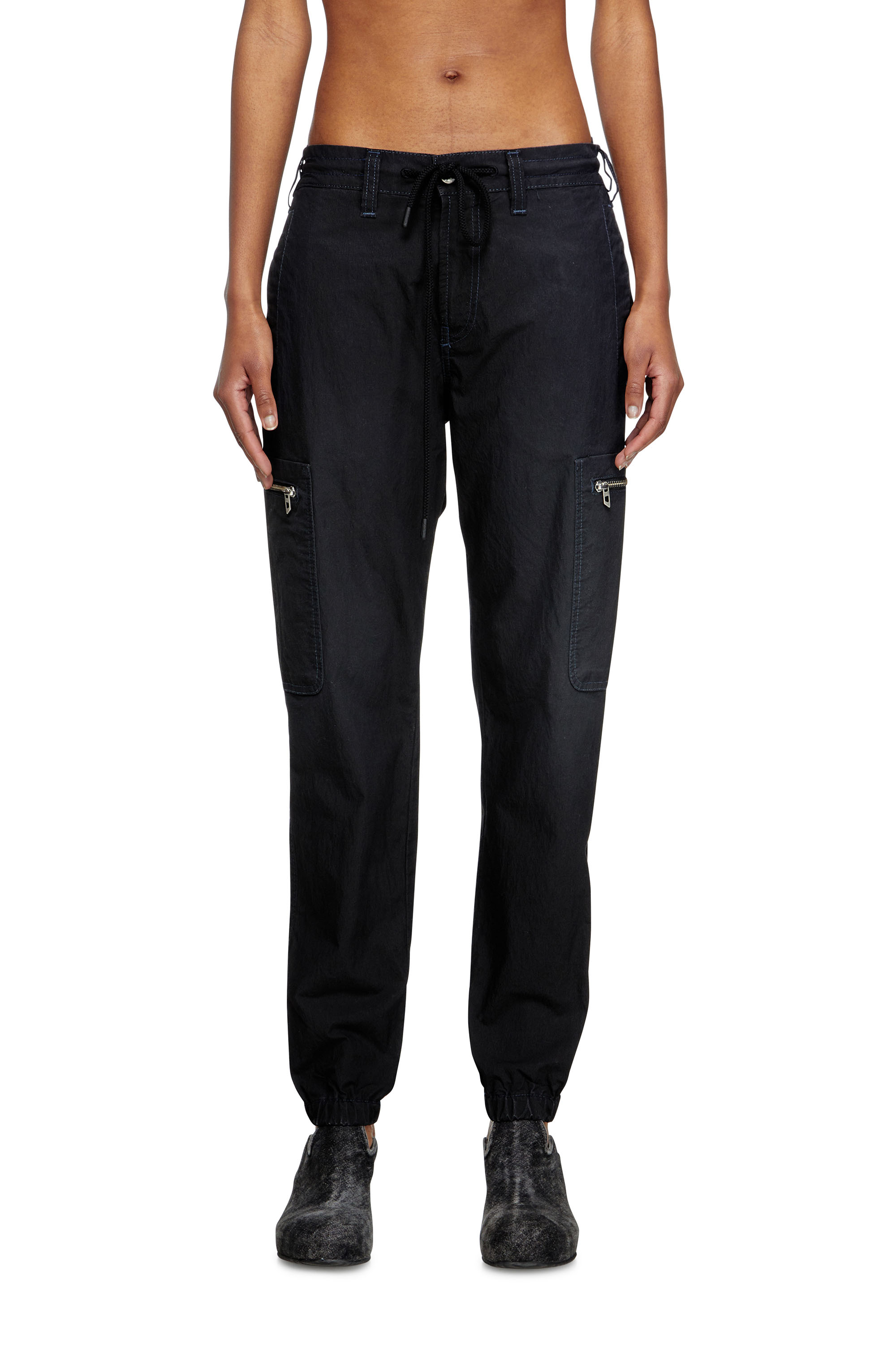 Diesel - Unisex's Slim D-Lab JoggJeans® 068SJ, Black/Dark grey - 2