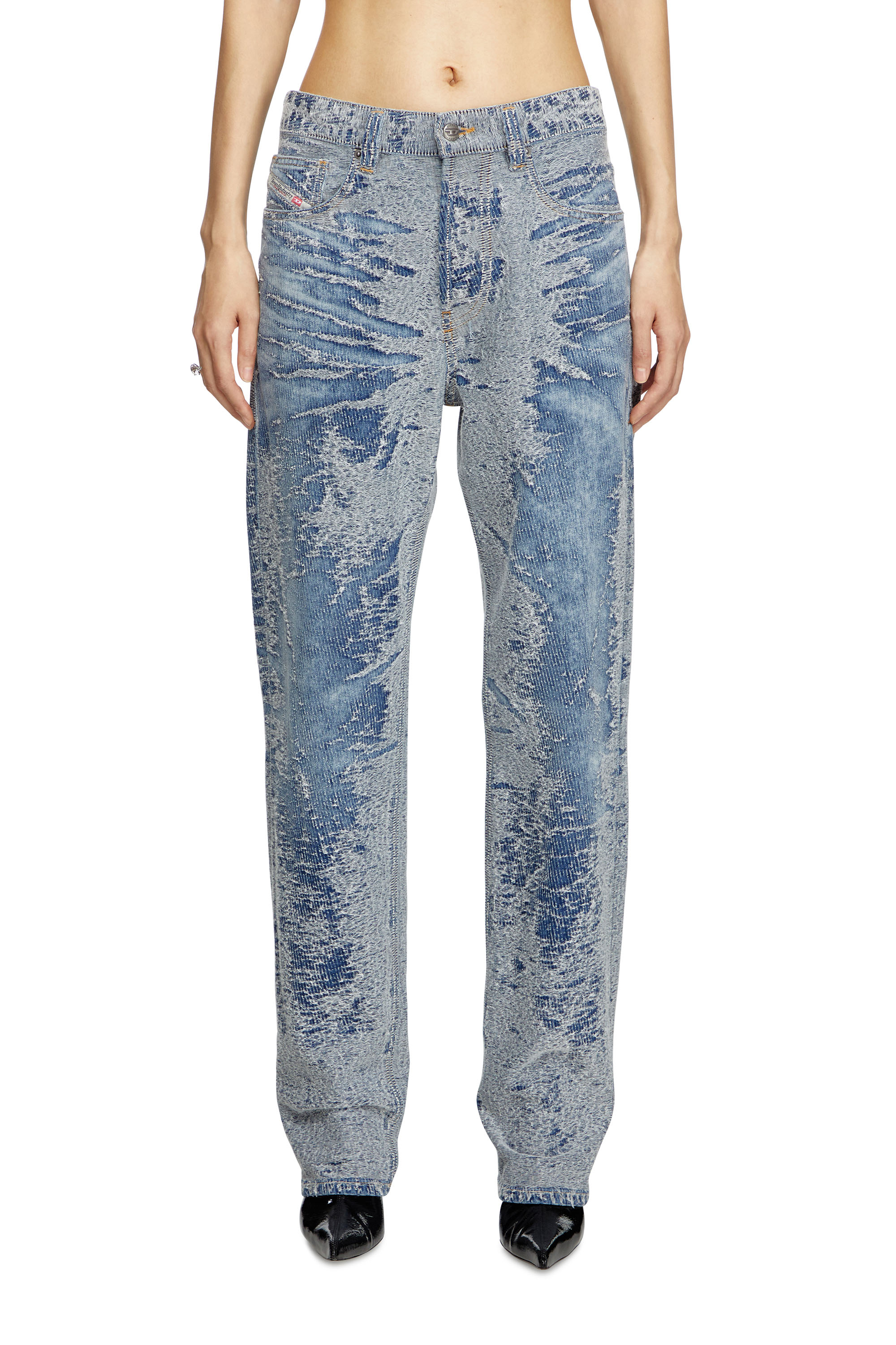 Diesel - Regular Jeans - 1988 D-Ark - Jeans - Woman - Blue