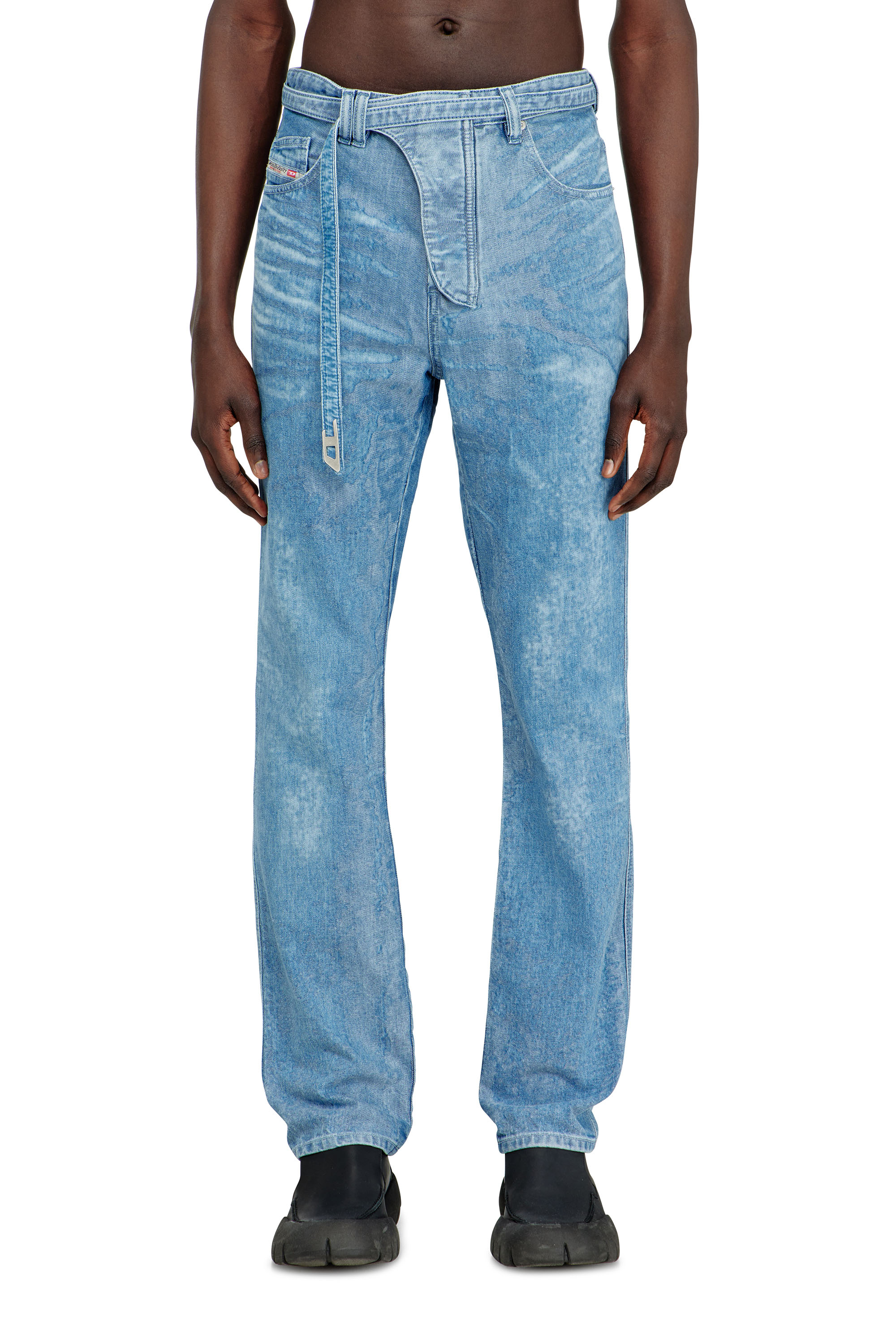 Diesel - Man's Slim Jeans D-JUREN 09P23, Light Blue - 2