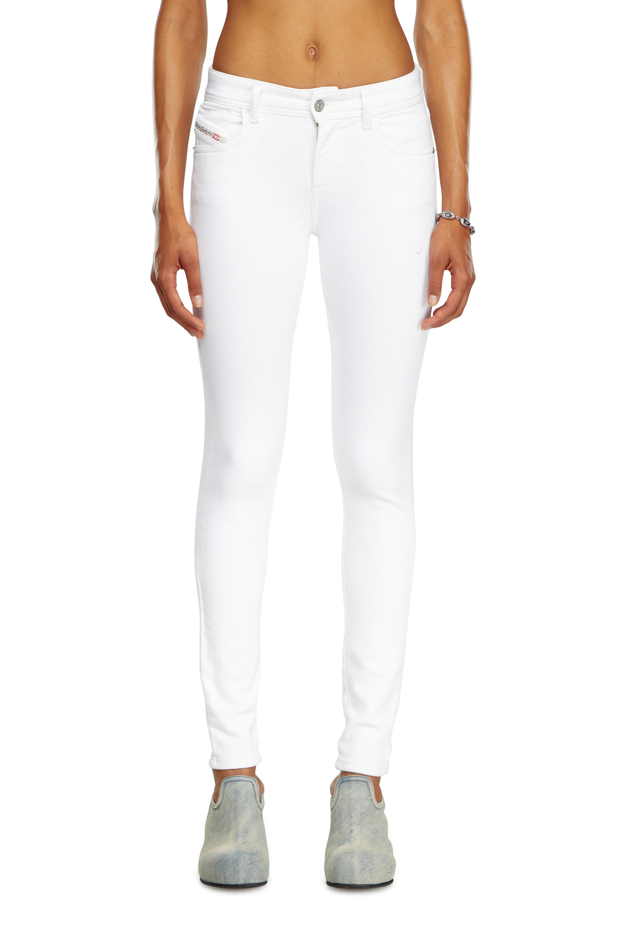 Diesel - Skinny Jeans - 2017 Slandy - Jeans - Woman - White