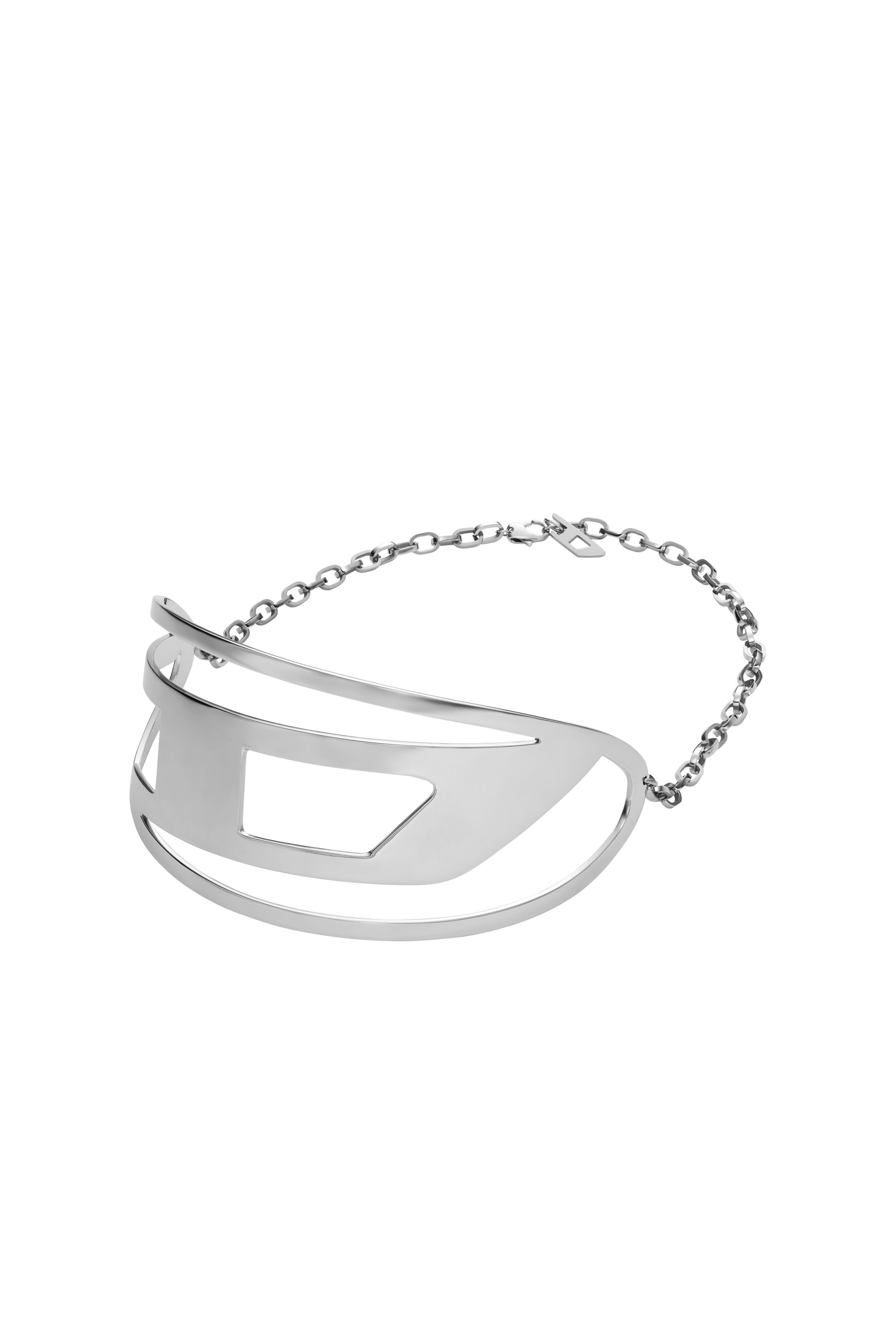 Diesel - Stainless steel choker necklace - Necklaces - Unisex - Silver