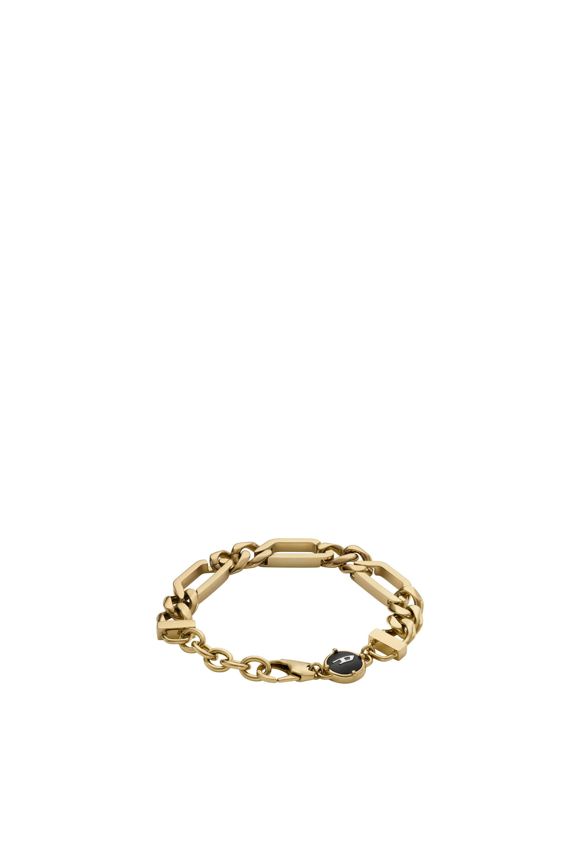 Diesel Gold-tone Stainless Steel Chain Bracelet