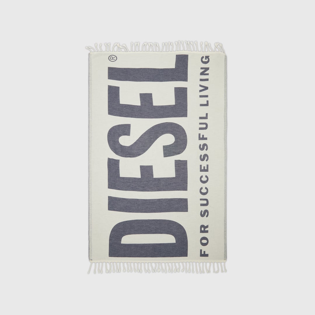 Diesel - Fringed beach towel with logo - Out of water - Man