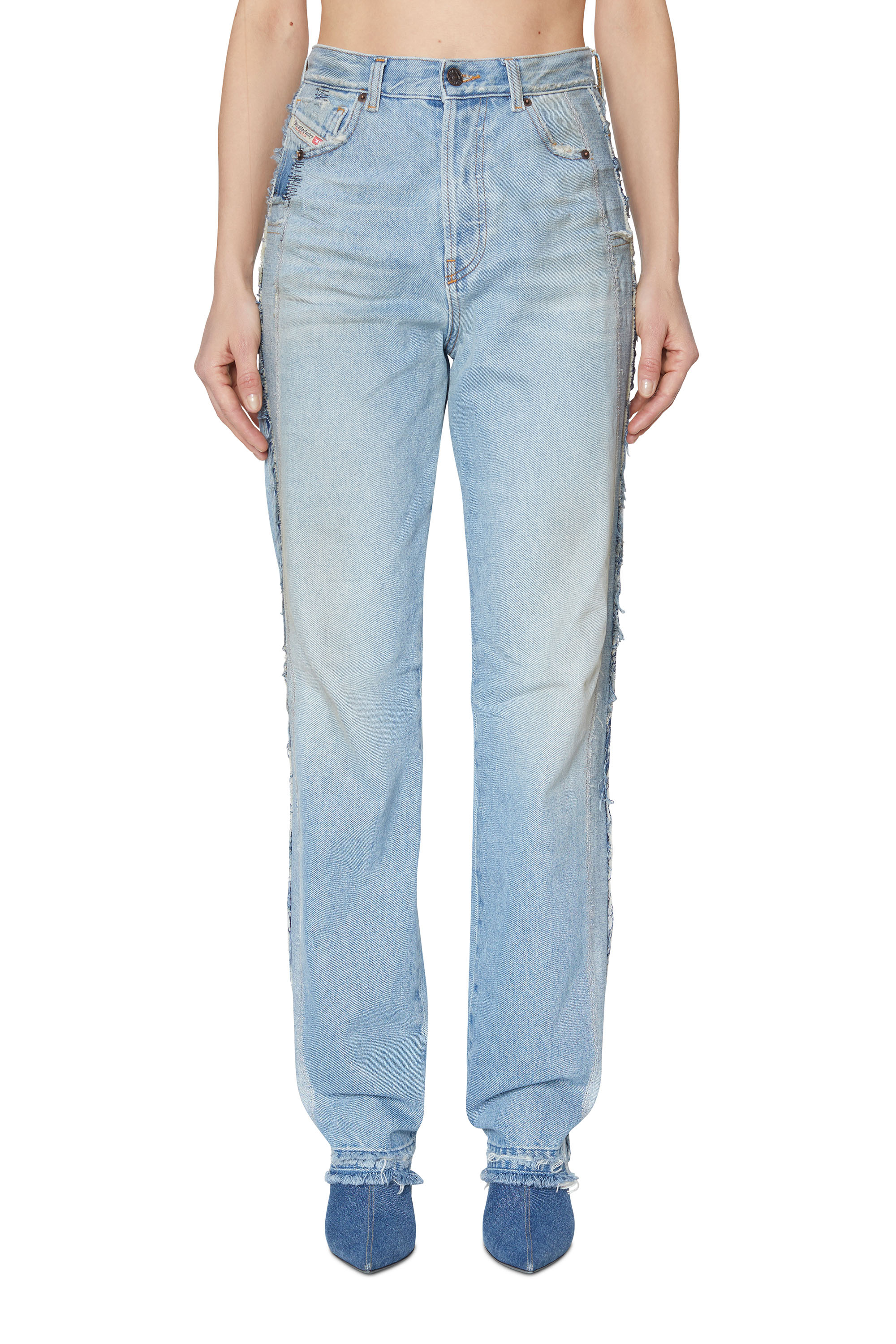 Diesel - Straight Jeans - 1956 D-Tulip - Jeans - Donna - Blu