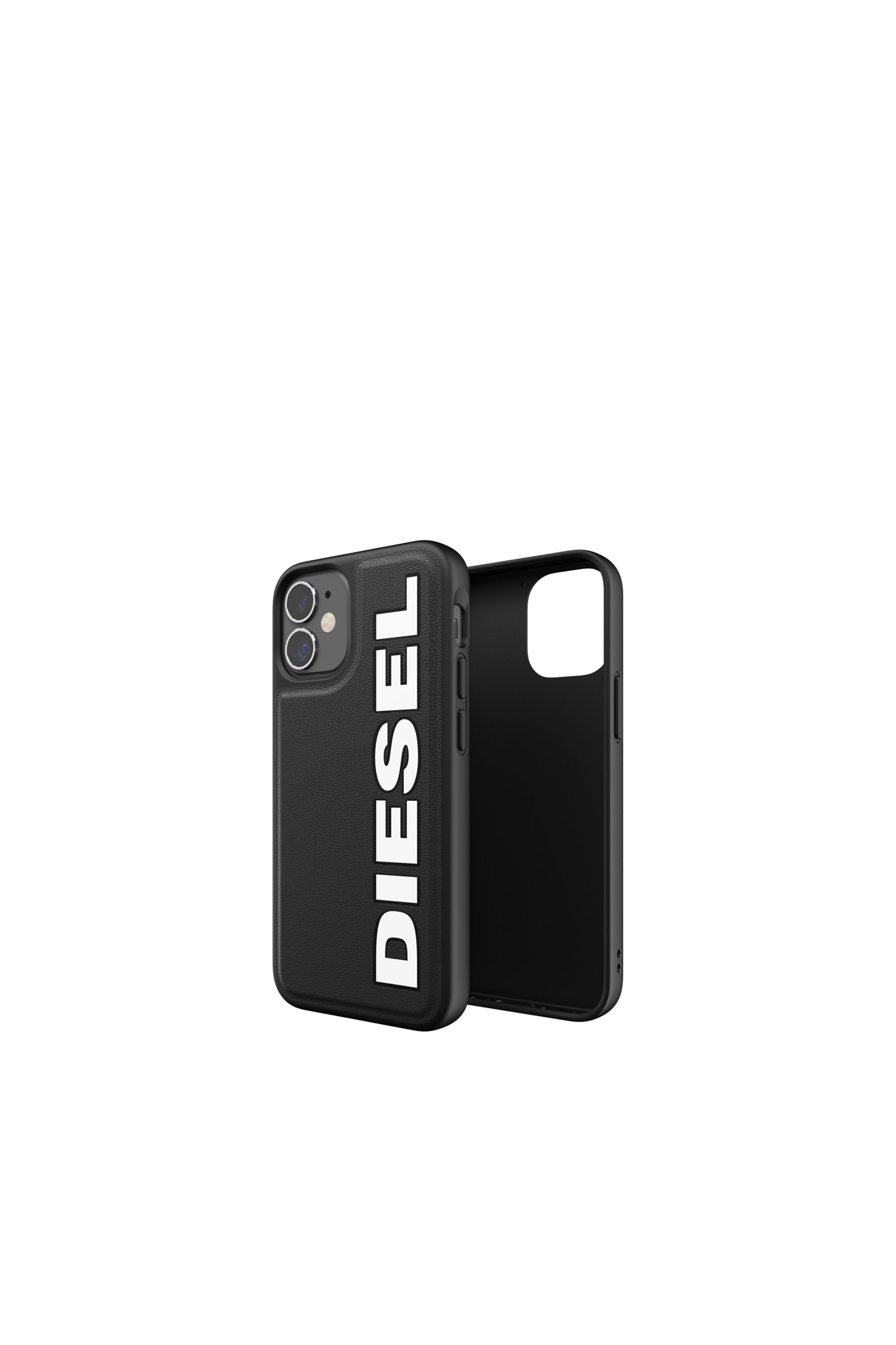 Diesel - Custodia sagomata per i Phone 12 Mini - Cover - Unisex - Nero