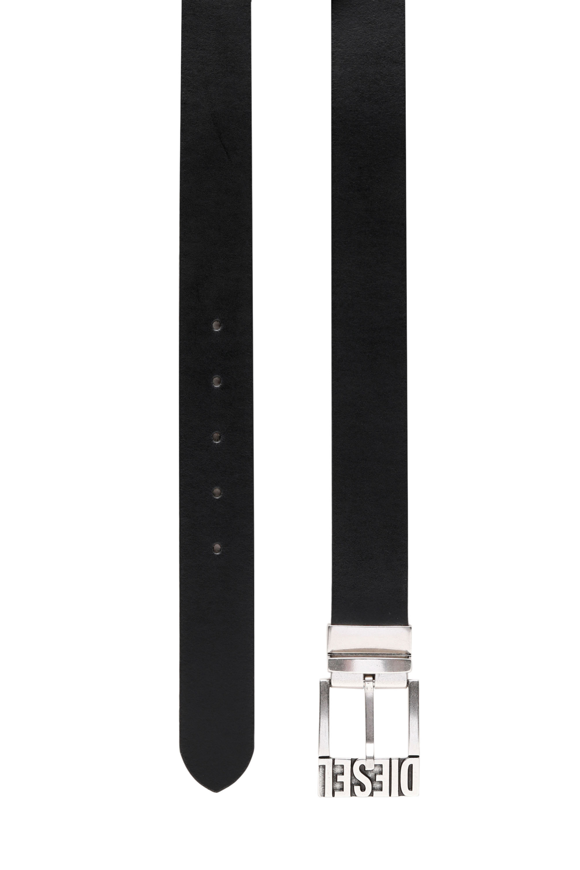 Diesel - B-SHIFT II, Man's 3.4cm reversible leather belt in Black/Brown - 2