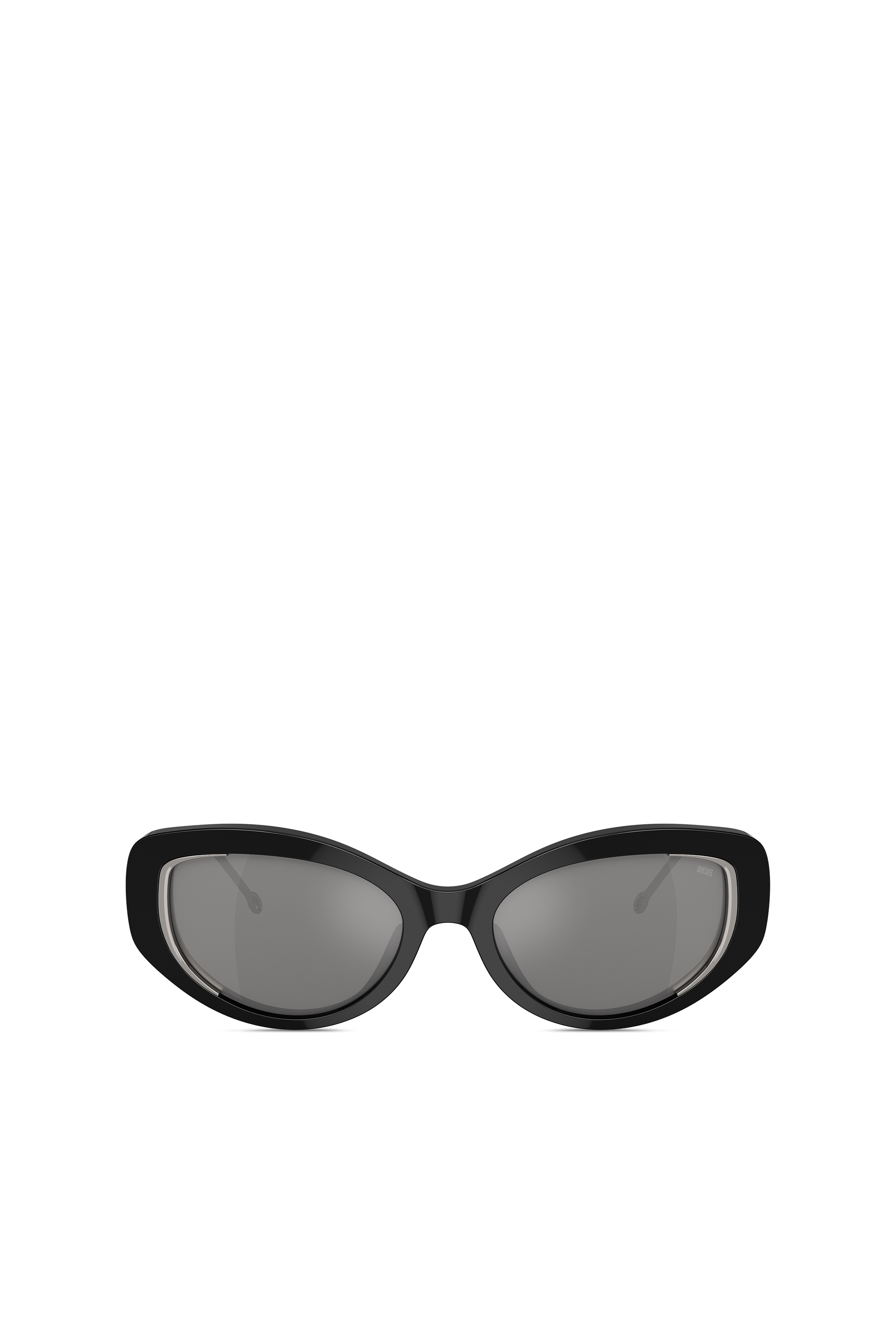Diesel - Gafas modelo de ojo de gato - Gafas de sol - Unisex - Negro