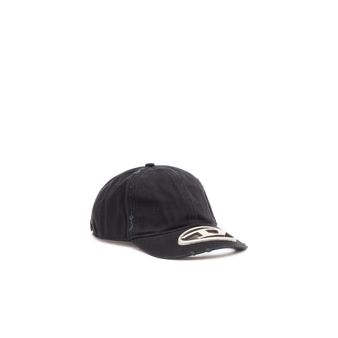 Diesel Baseball Cap With Metal Oval D Plaque In Tobedefined