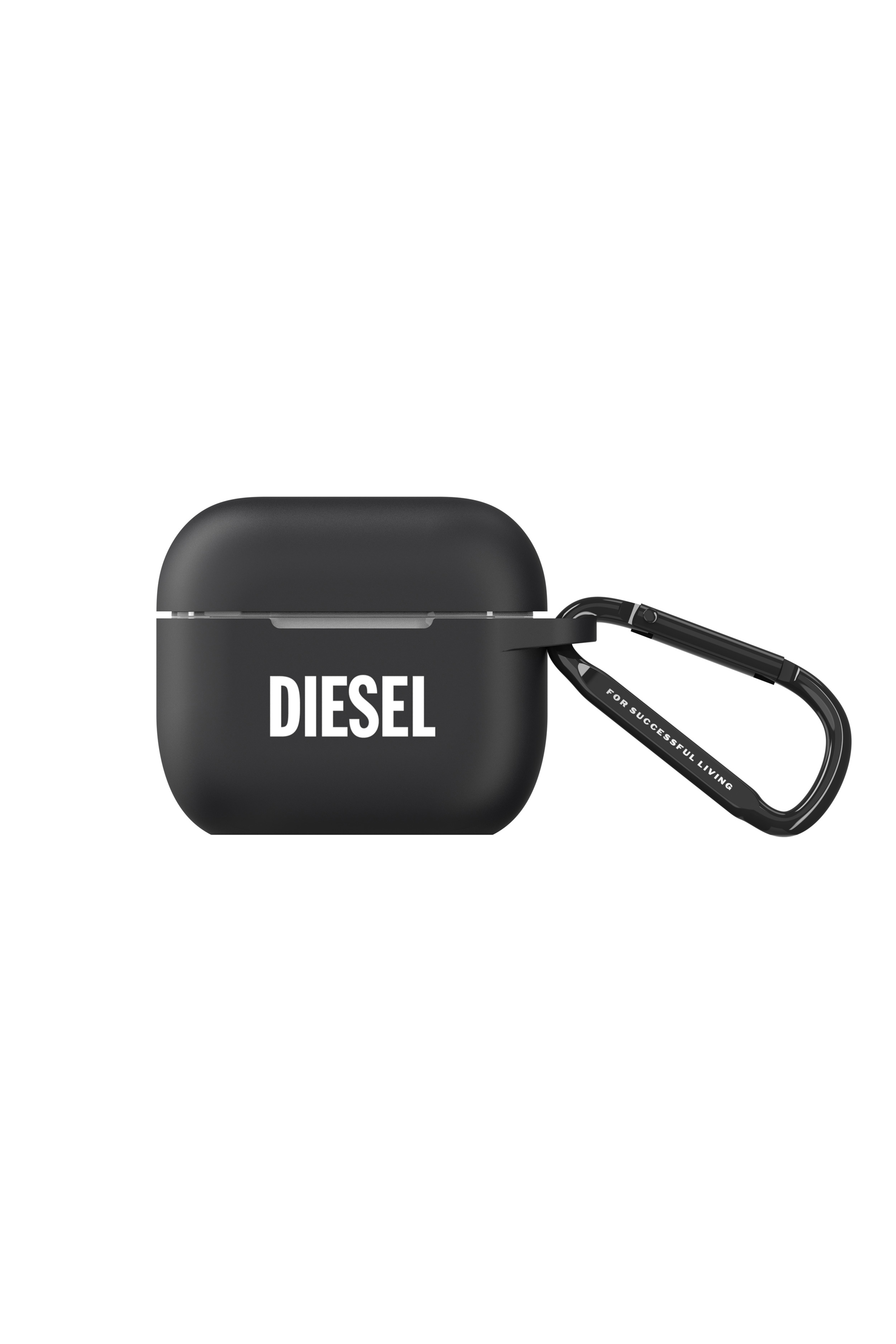 Diesel - Cover in silicone per AirPods 4 - Cover - Unisex - Nero