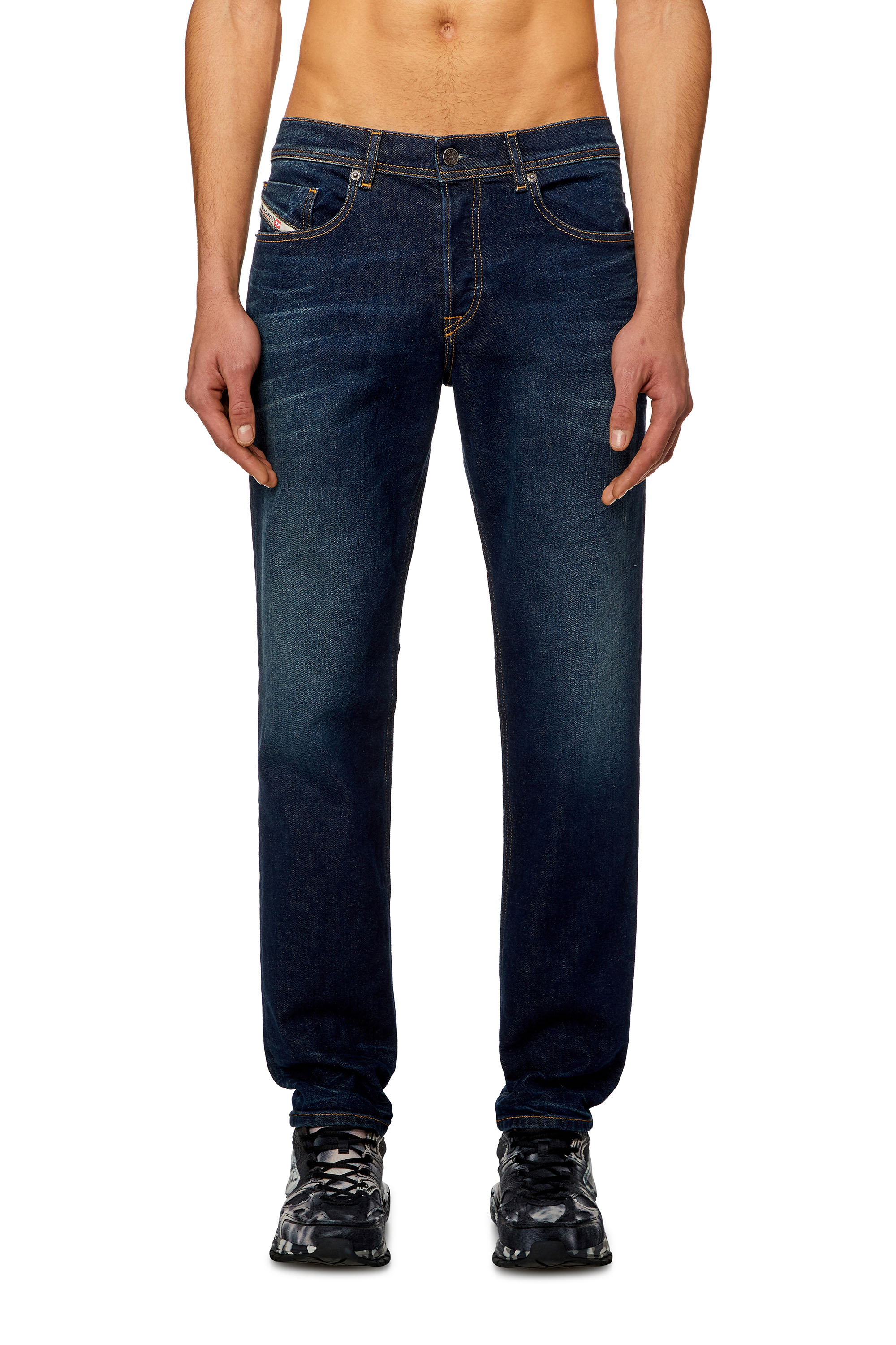 Shop Diesel Tapered Jeans In Tobedefined