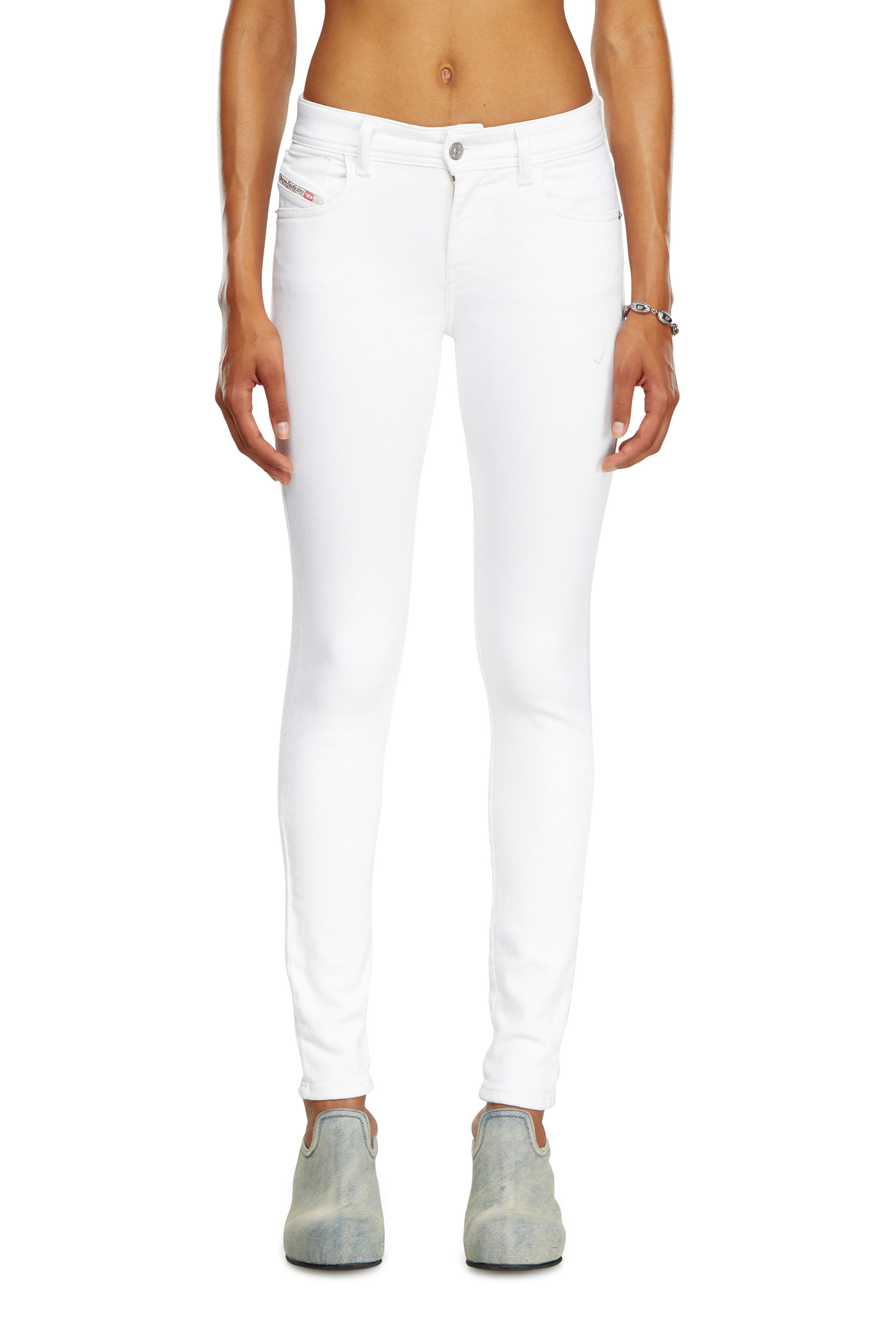 Diesel - Super skinny Jeans - 2017 Slandy - Jeans - Woman - White