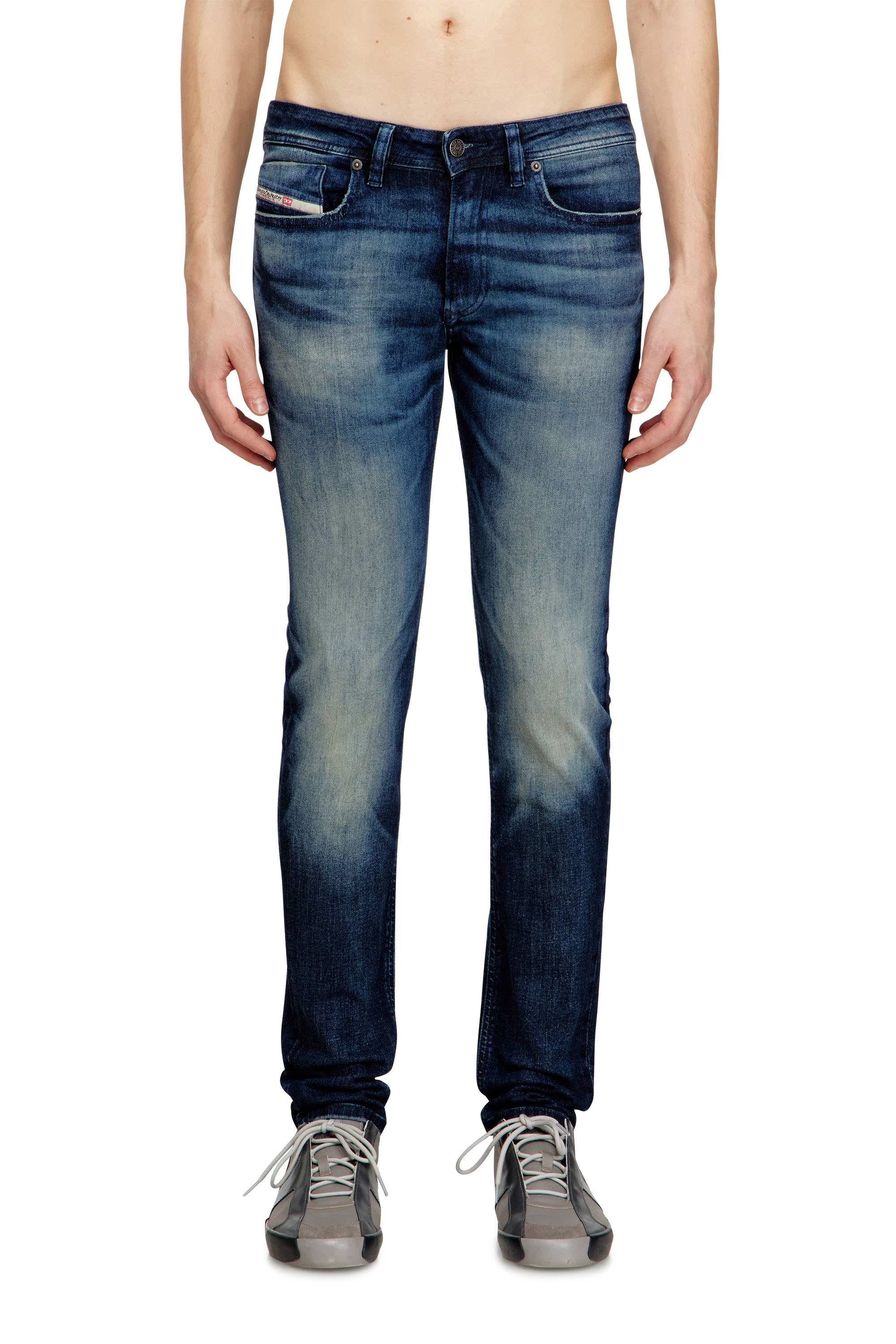 Diesel Homem Azul - Skinny Jeans Low Waist 1979 Sleenker - Jeans - Man Tamanho 30