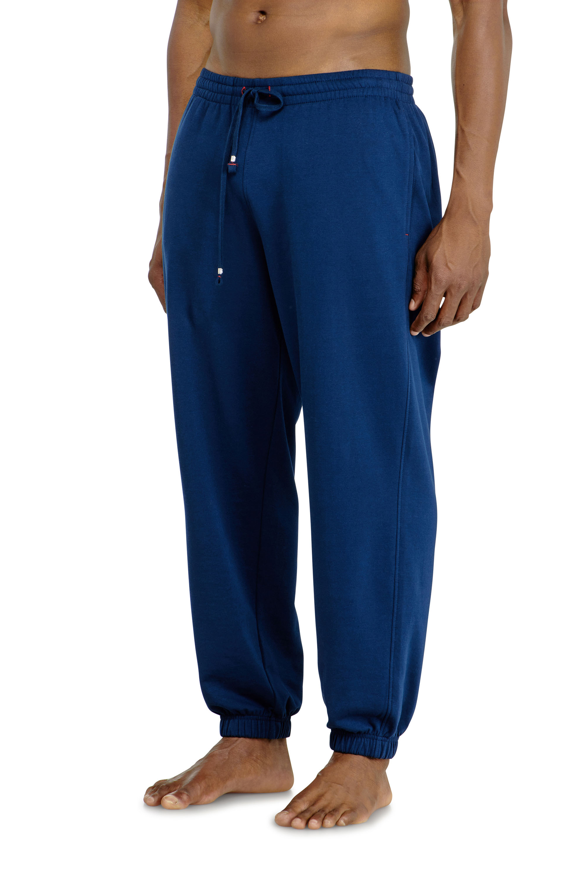 Diesel Men's Blue - Sweatpants In Peached Cotton Blend - Pants - Man Extra Small