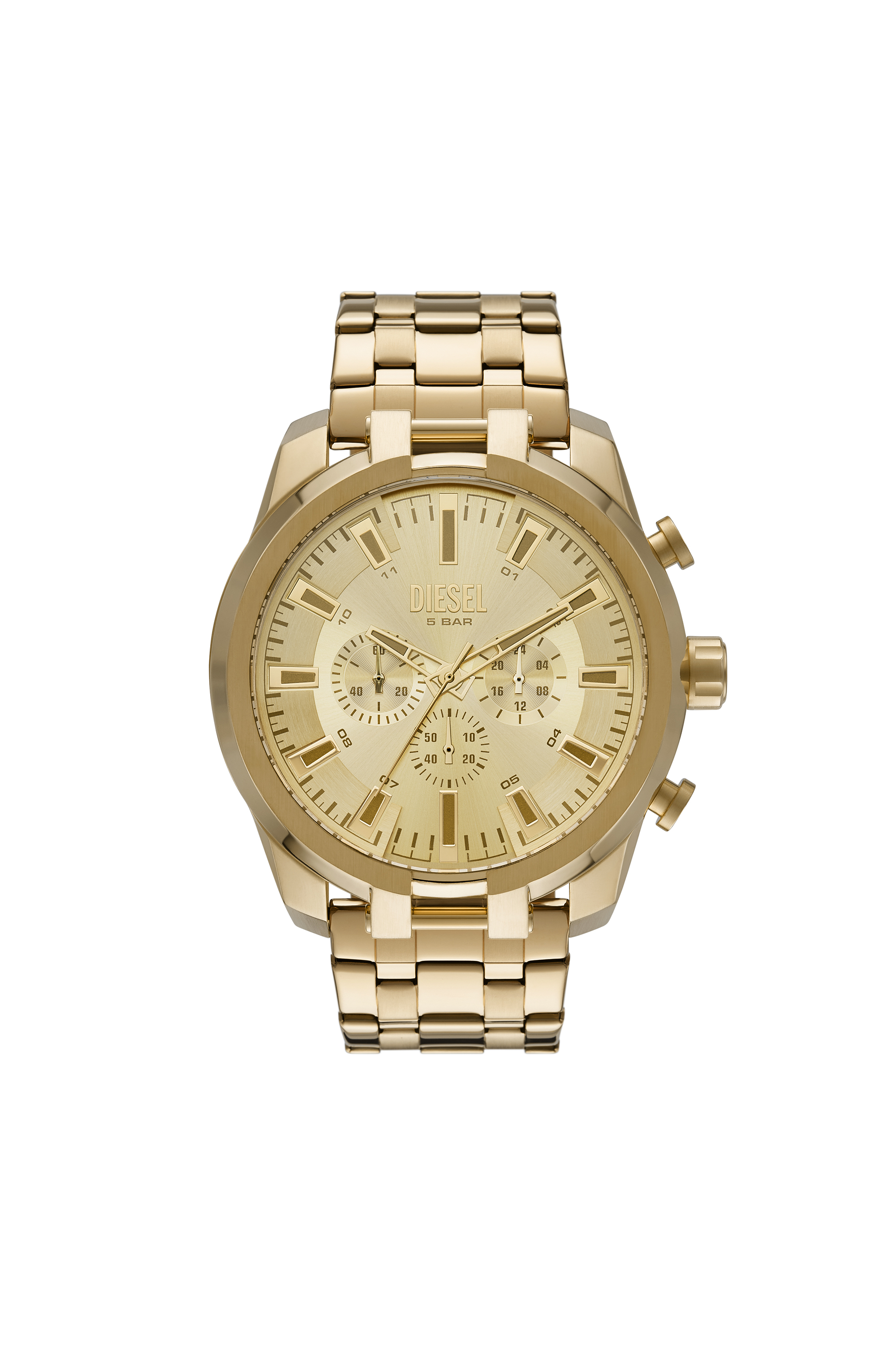 Diesel - Split chronograph gold-tone Stainless steel watch - Timeframes - Man - Oro