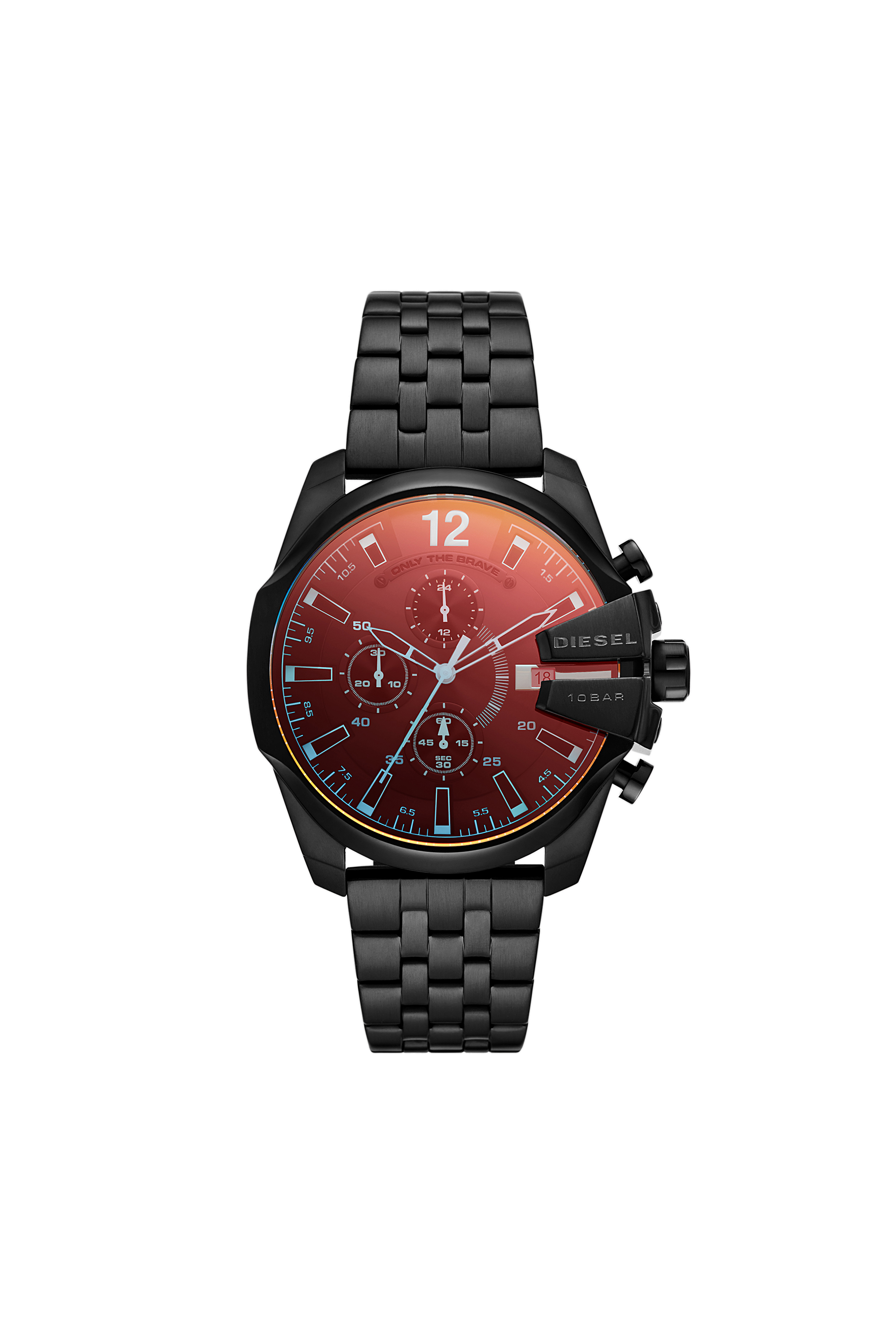 Diesel - Baby Chief chronograph black stainless steel watch - Timeframes - Man - Black