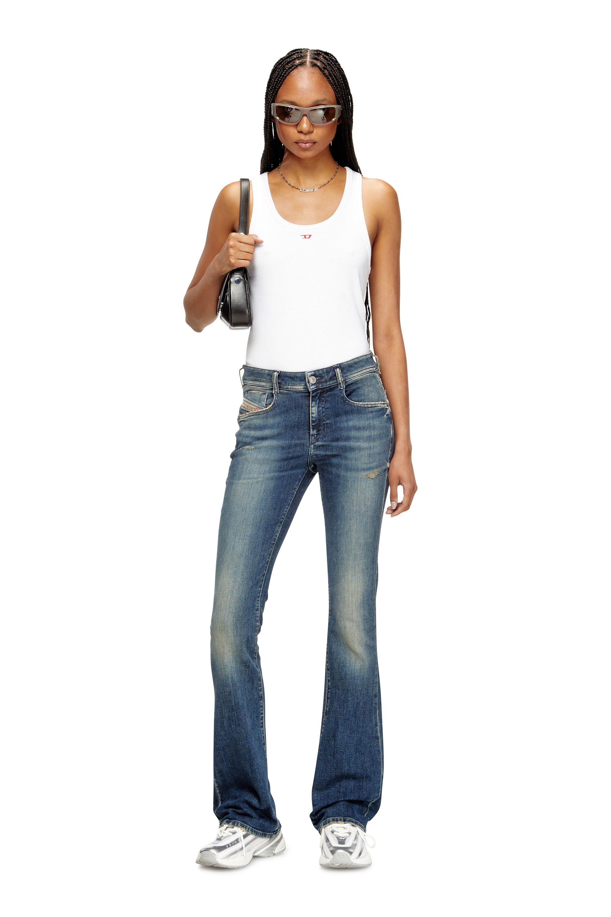 Diesel - Woman's Bootcut Jeans 1969 D-Ebbey 09L96, Dark Blue - 2