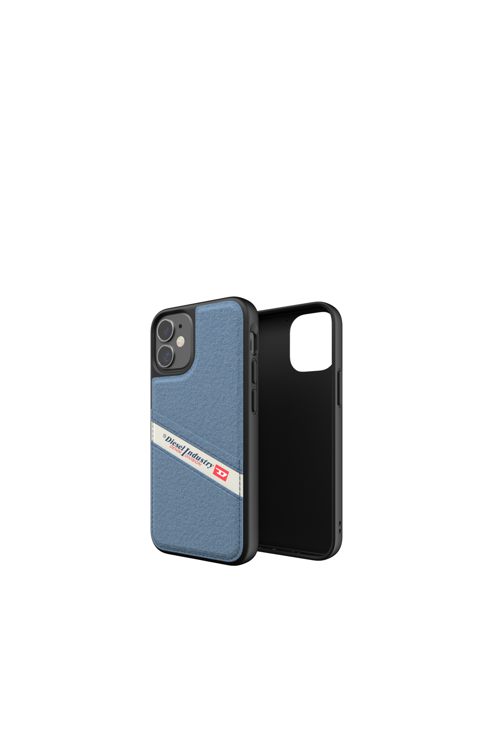 Diesel - Moulded Case Denim for i Phone 12 Mini - Cases - Unisex - Blue