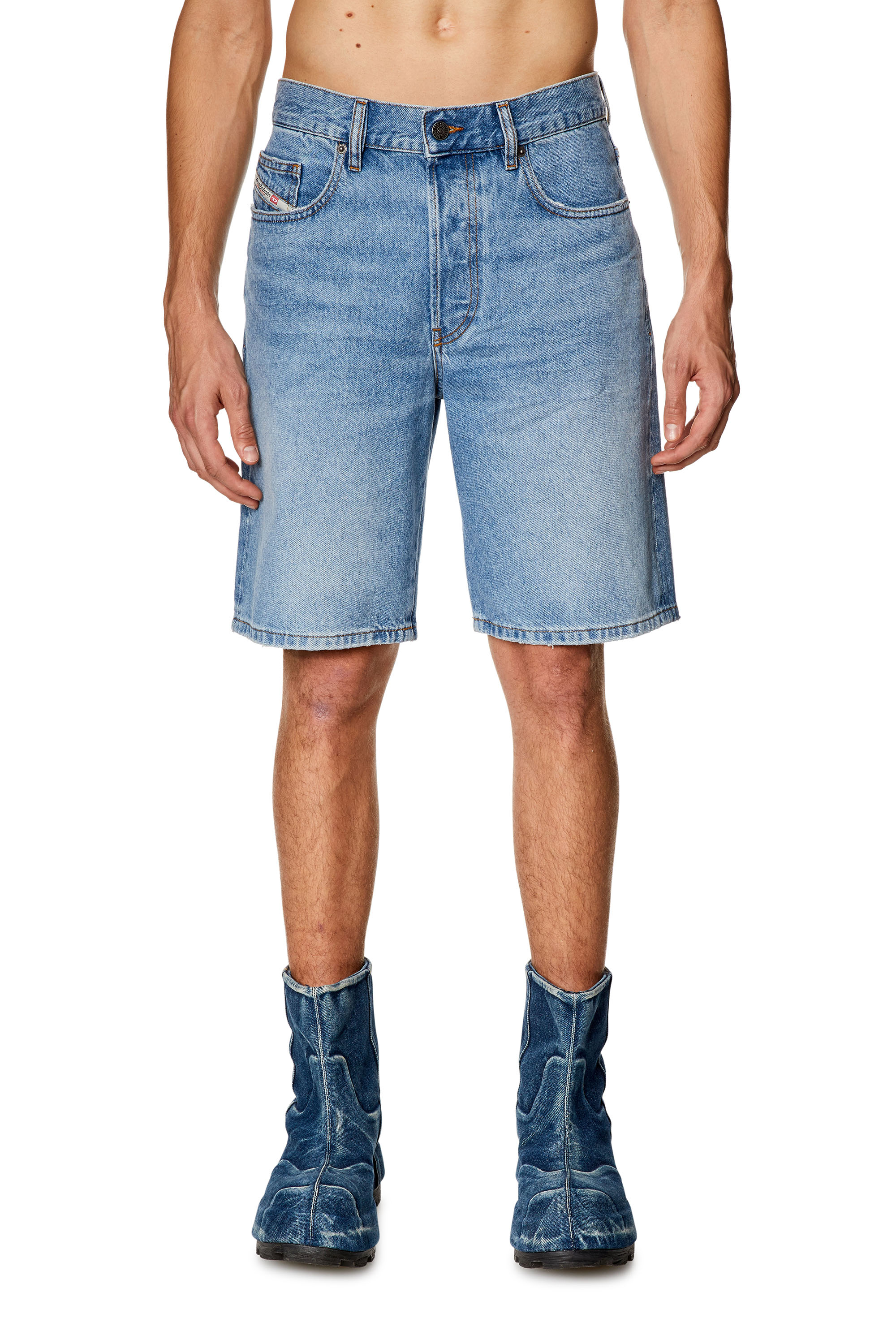 Diesel - Pantalones cortos en denim - Shorts - Hombre - Azul marino