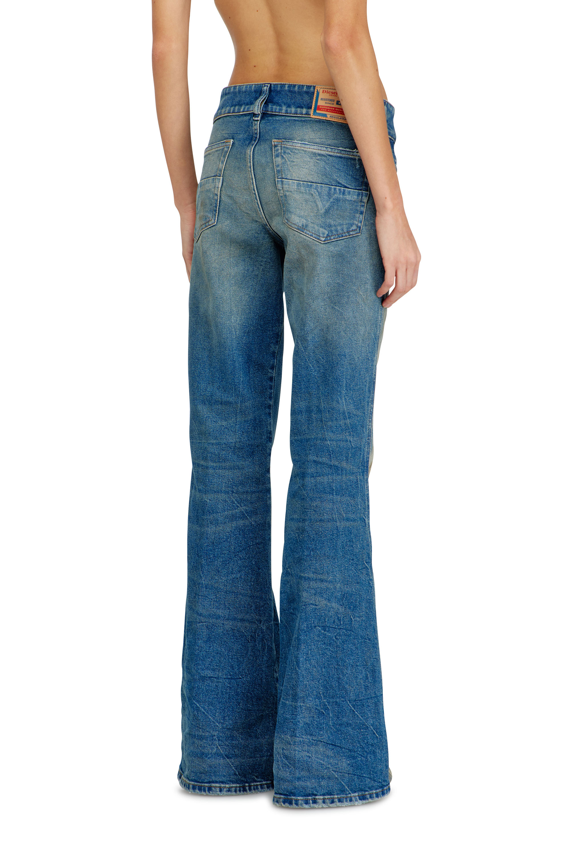 Diesel - Woman's Bootcut Jeans D-Hush 09N40, Medium blue - 3