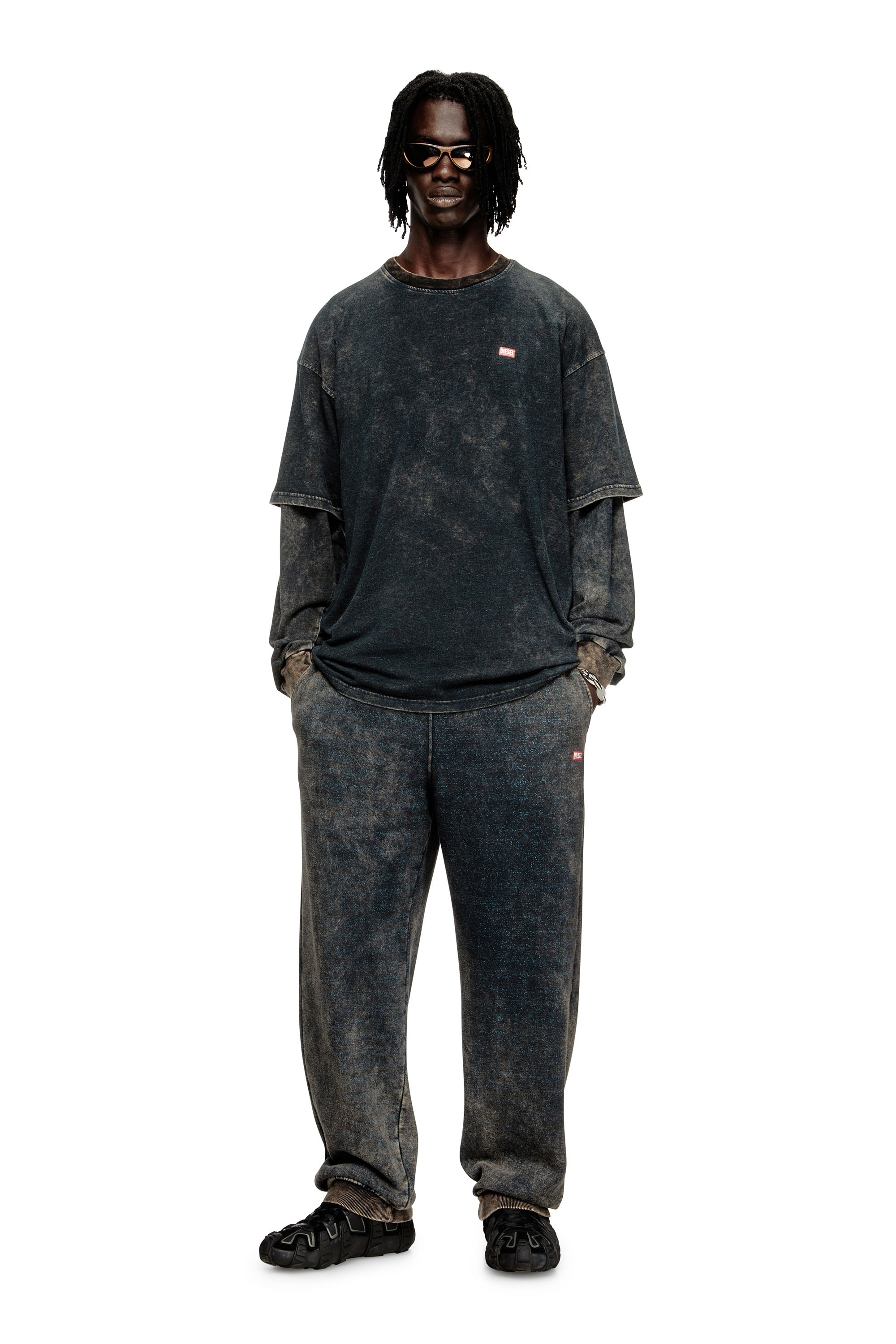 Diesel - T-BOXT-T4, Man's Jersey t-shirt with logo in Black - 2