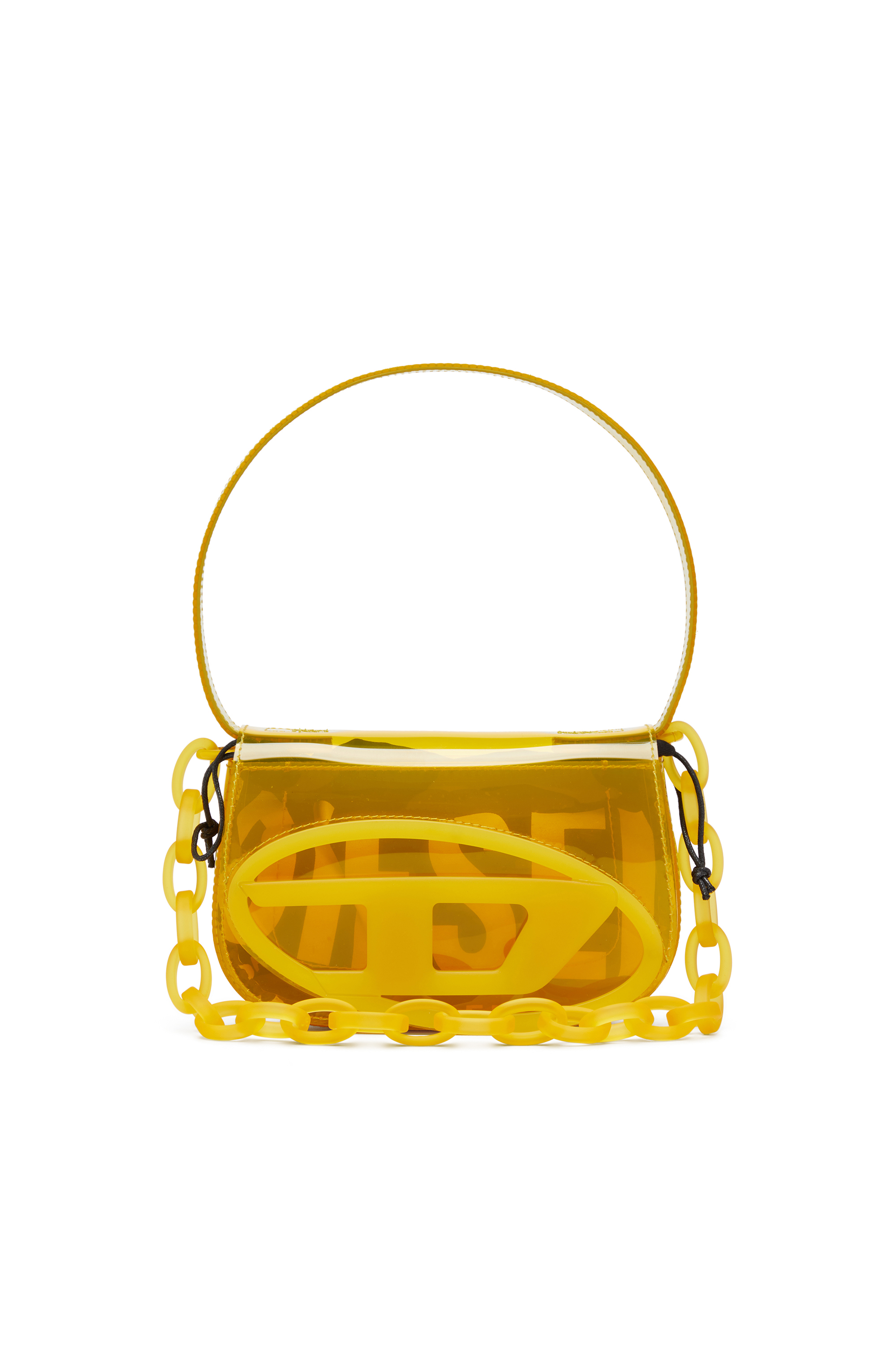 Diesel Women's Yellow - 1Dr-Iconic Shoulder Bag In Transparent Tpu - Shoulder Bags - Woman Uni