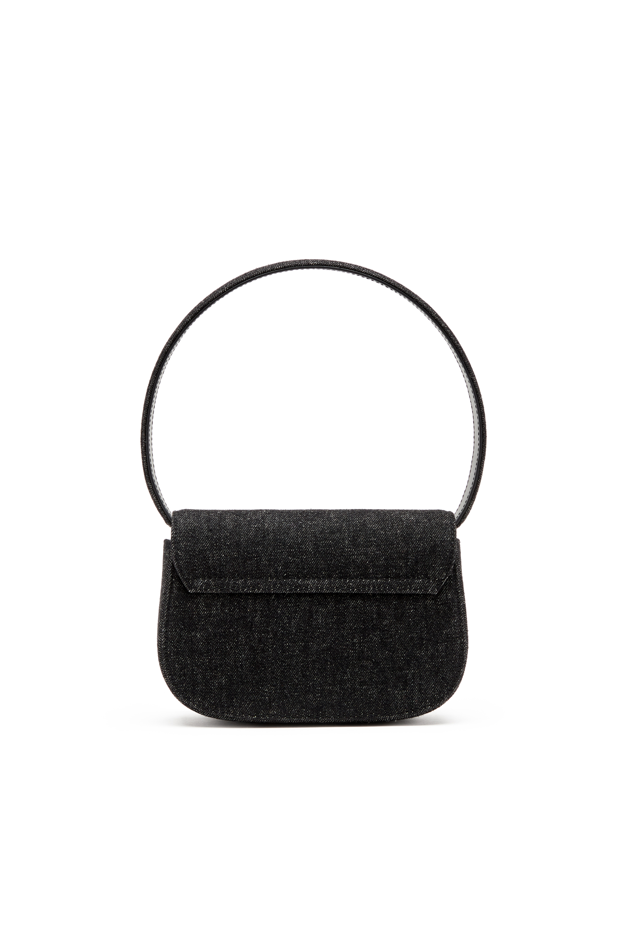 Diesel - 1DR, Woman's 1DR-Iconic shoulder bag in washed denim in Black - 3