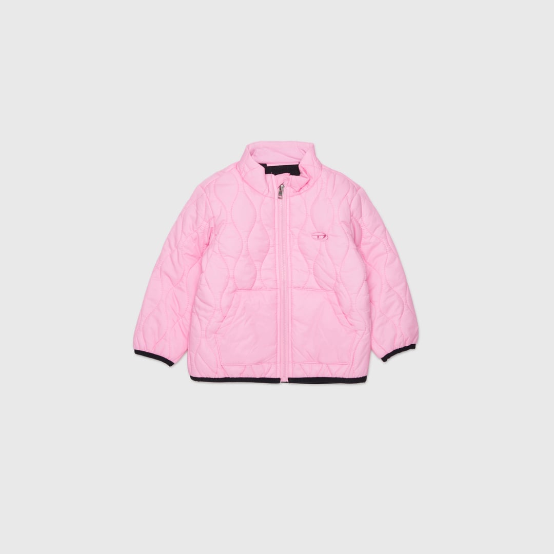 Diesel - Veste matelassée avec broderie Oval D - Vestes - Homme - Rose