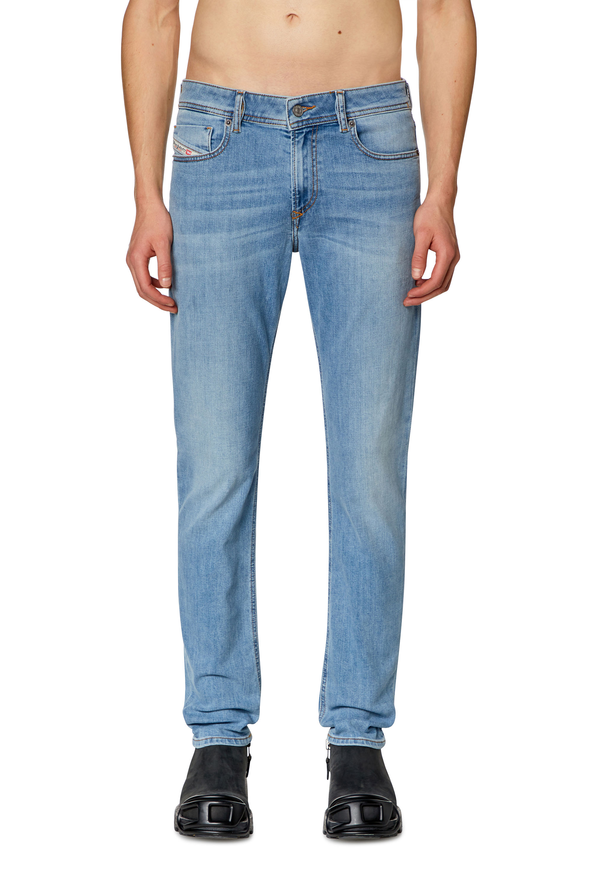 Diesel Homem Azul - Skinny Jeans Low Waist 1979 Sleenker - Jeans - Man Tamanho 30