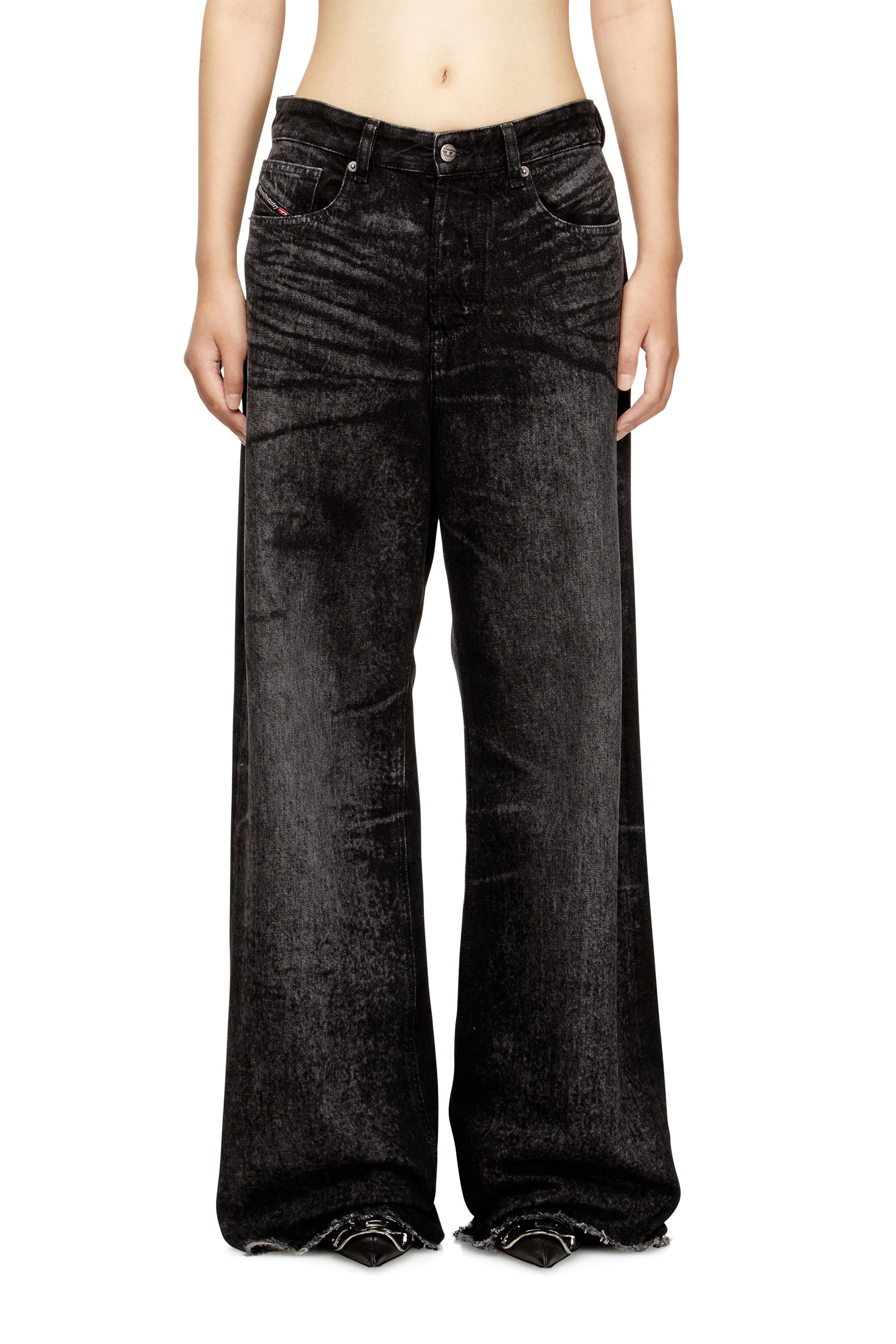 Diesel Relaxed Jeans In Black