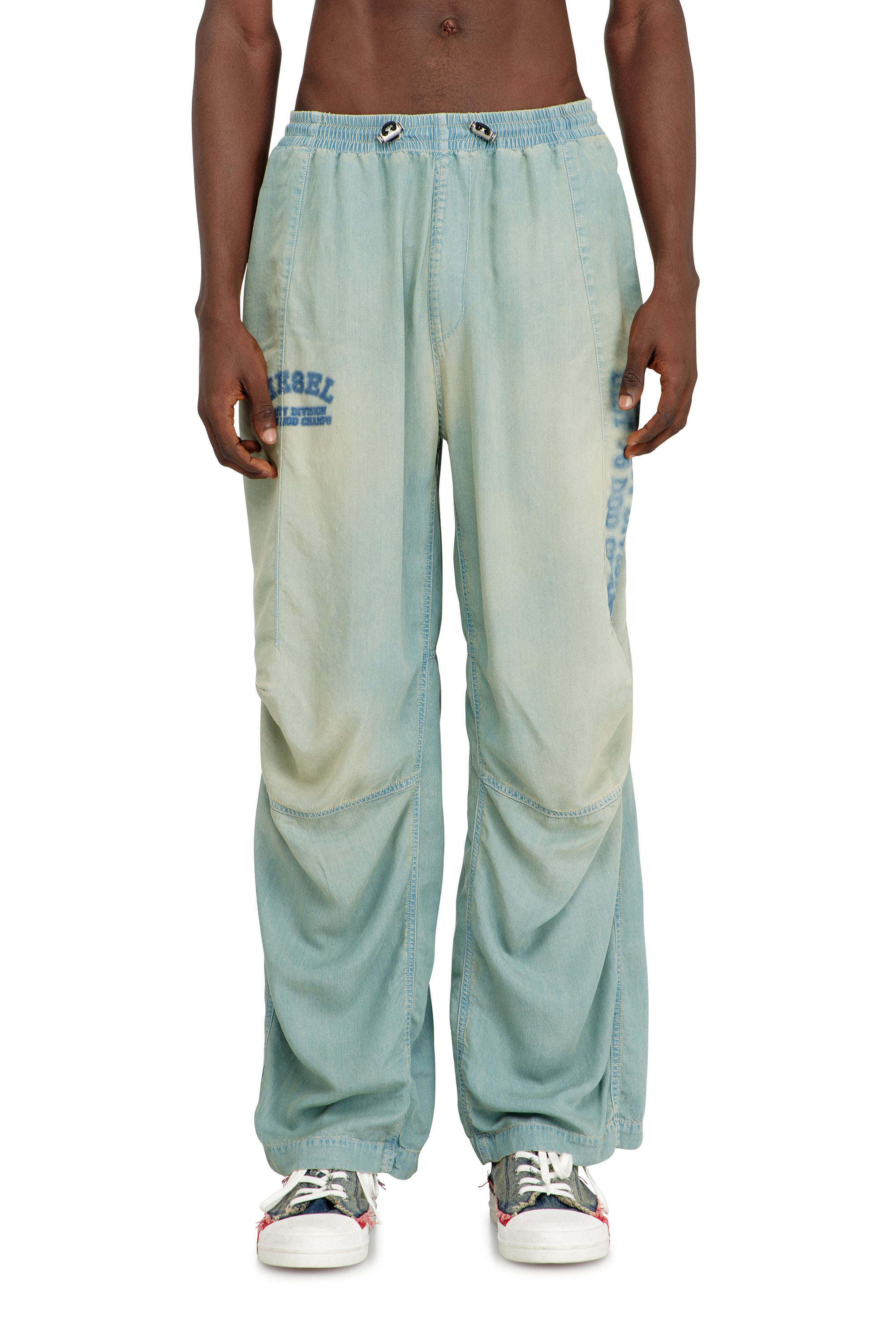 Diesel - Unisex's Relaxed Jeans D-Pari 0ADCF, Light Blue - 2