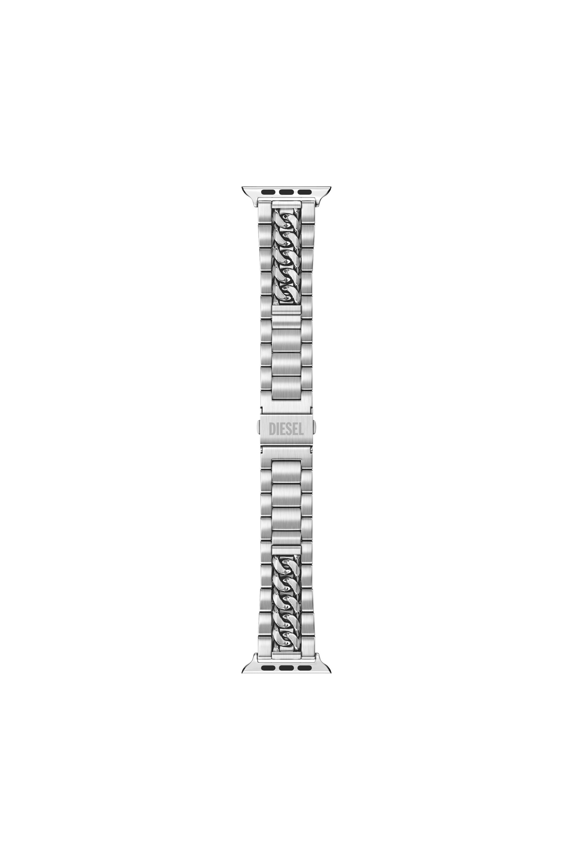 Diesel - Bracelet de montre en acier inoxydable pour apple watch, 38-49 mm - Bracelets - Homme