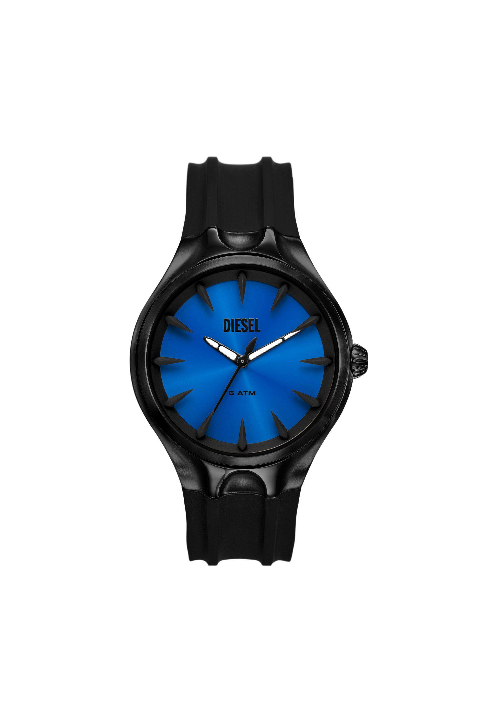 Diesel - Streamline Armbanduhr aus schwarzem Silikon - Uhren - Herren - Schwarz