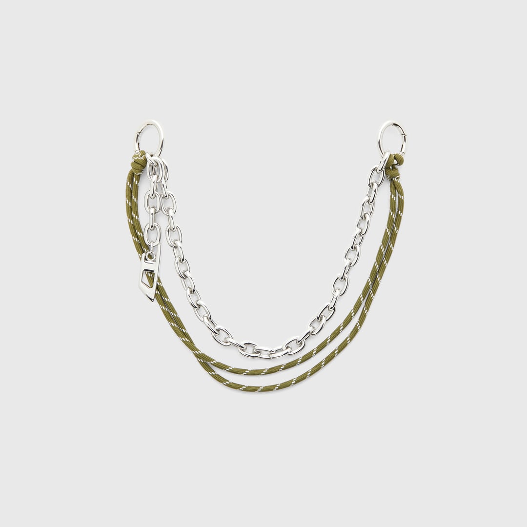 Diesel - Charm in chain and rope - Charms and Keyrings - Unisex - Silver
