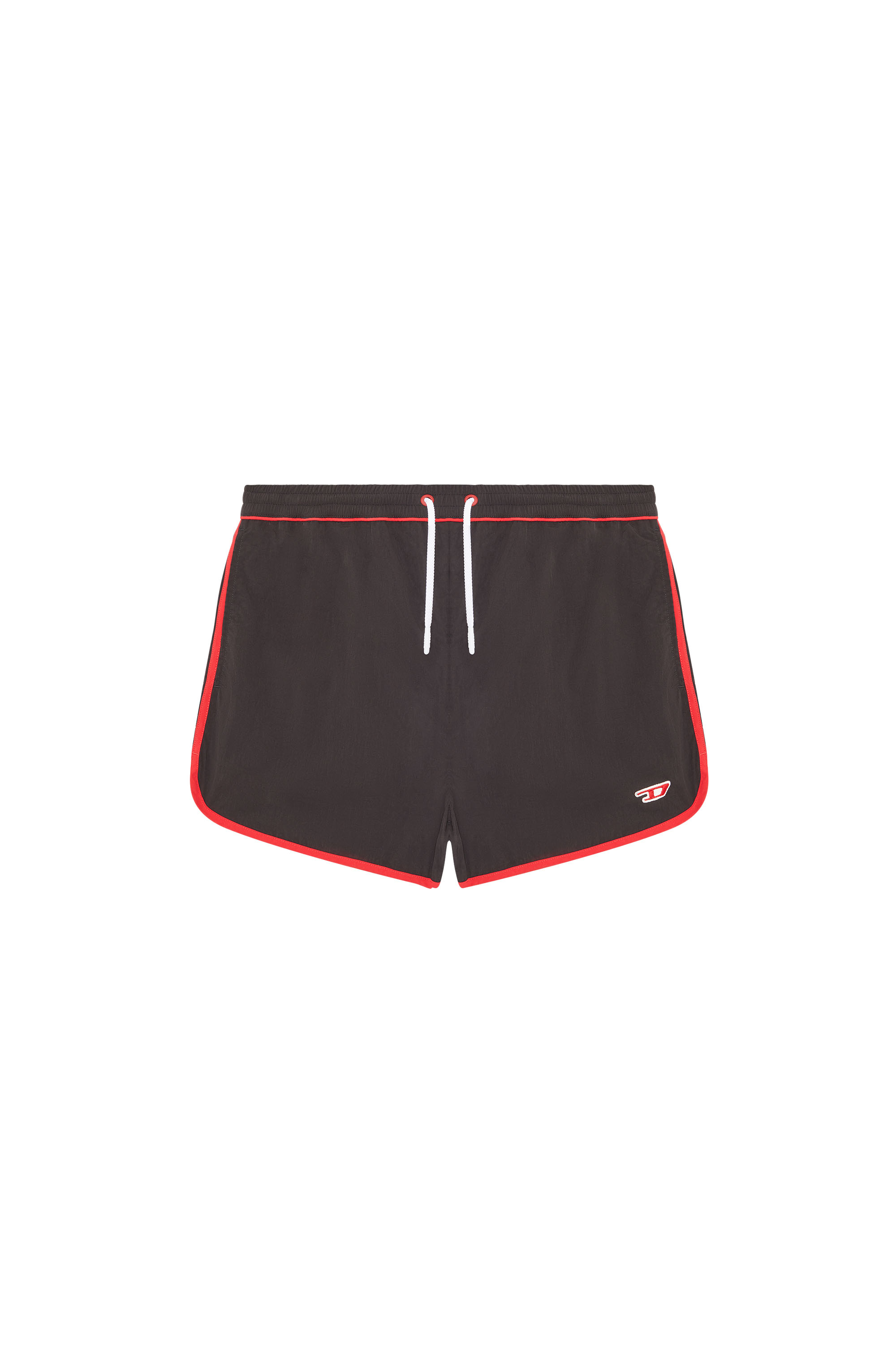 Diesel - Swim shorts in washed nylon - Swim shorts - Man - Black