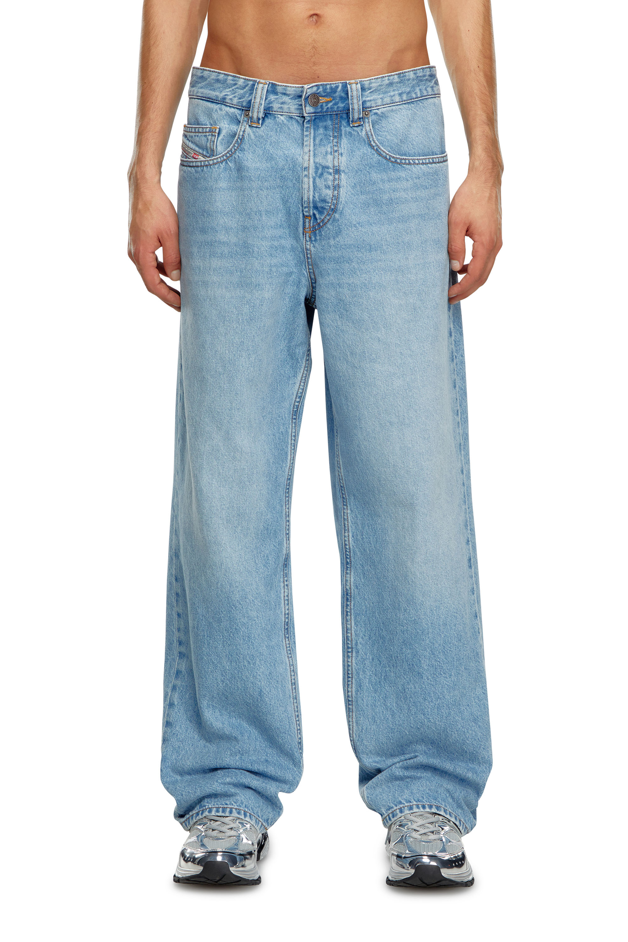 Diesel - Straight Jeans - 2001 D-Macro - Jeans - Man - Blue