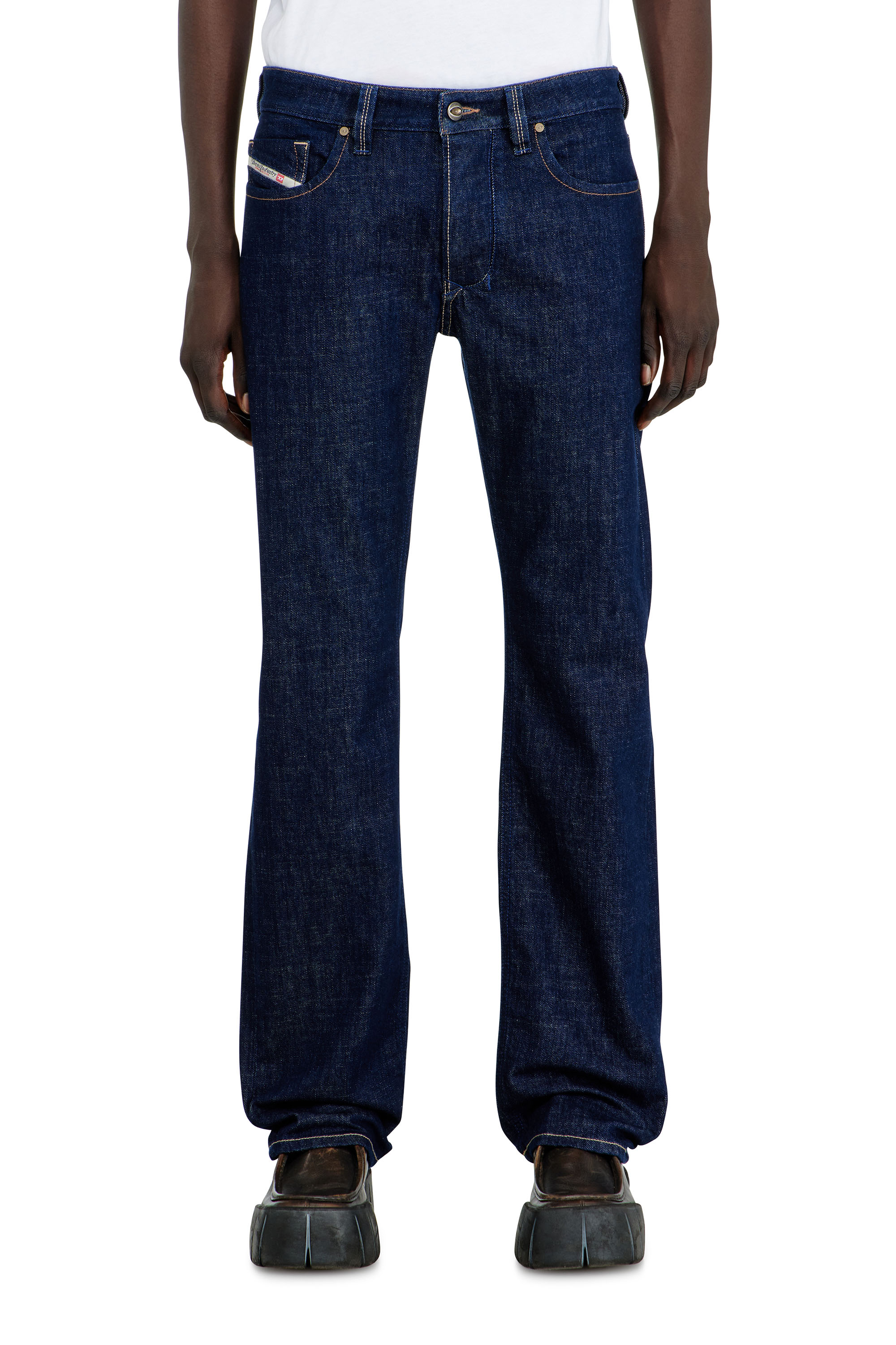 Diesel - Man's Regular Jeans 1985 Larkee 007EQ, Dark Blue - 1