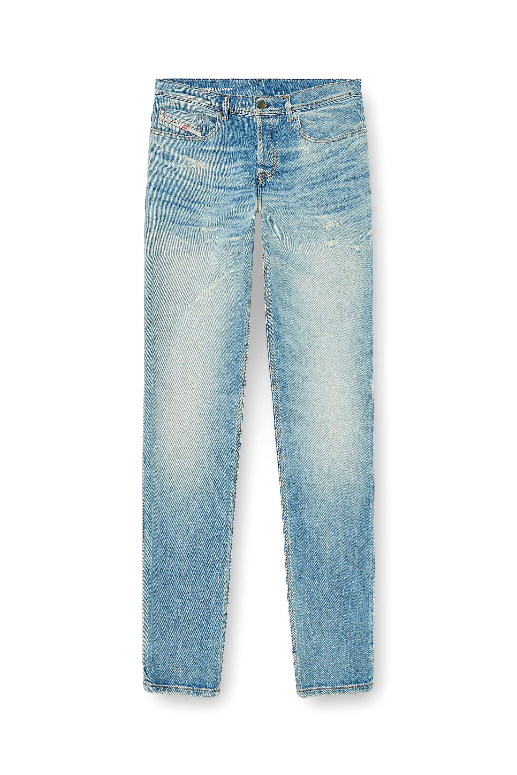 Diesel - Man's Regular Jeans 2023 D-Finitive 09P33, Light Blue - 2