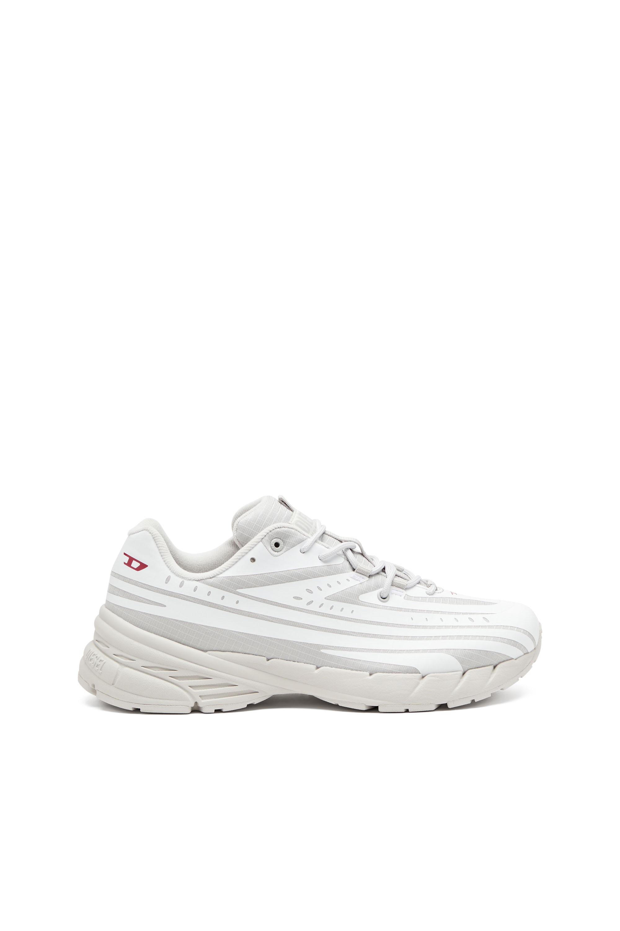 Shop Diesel D-airspeed Low-striped Sneakers In Coated Ripstop In Multicolor