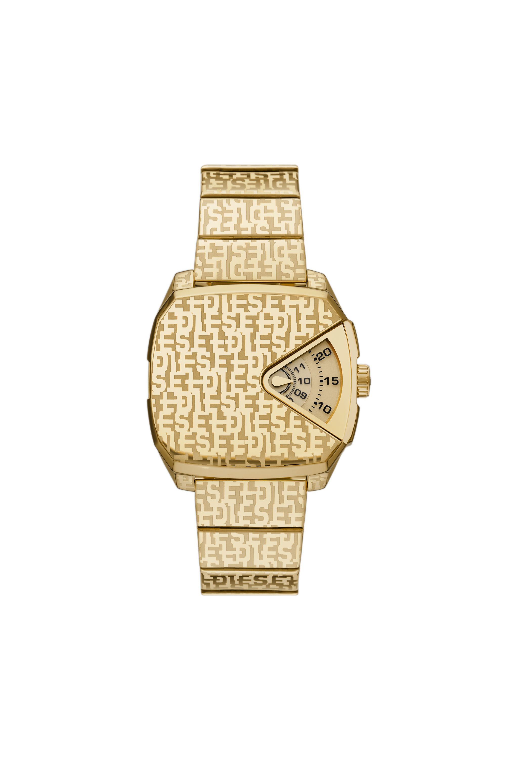 Diesel Men's D.v.a. Quartz Gold-tone Stainless Steel Watch 40mm
