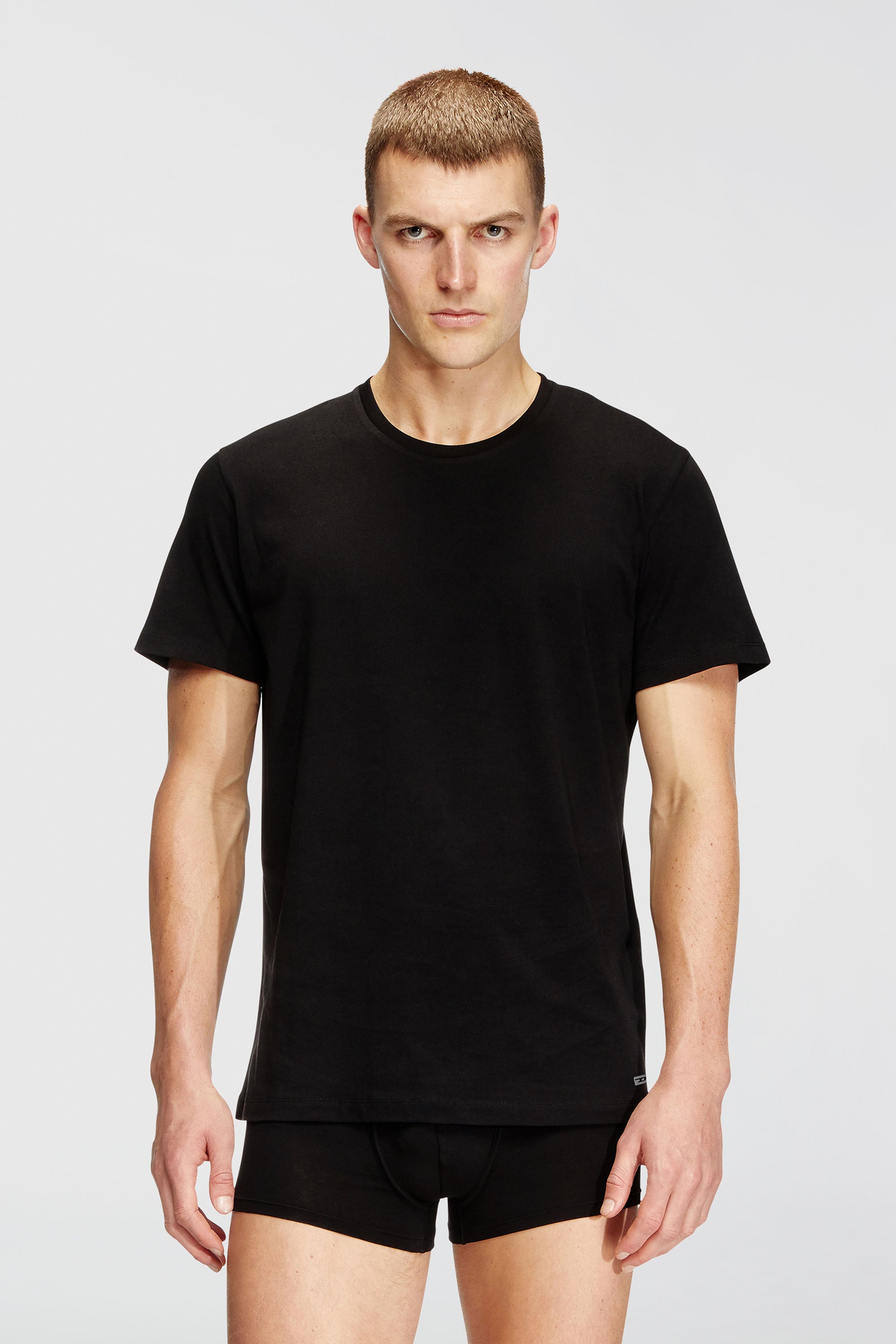 Diesel - Three-pack of T-shirts - Tops - Man - Black