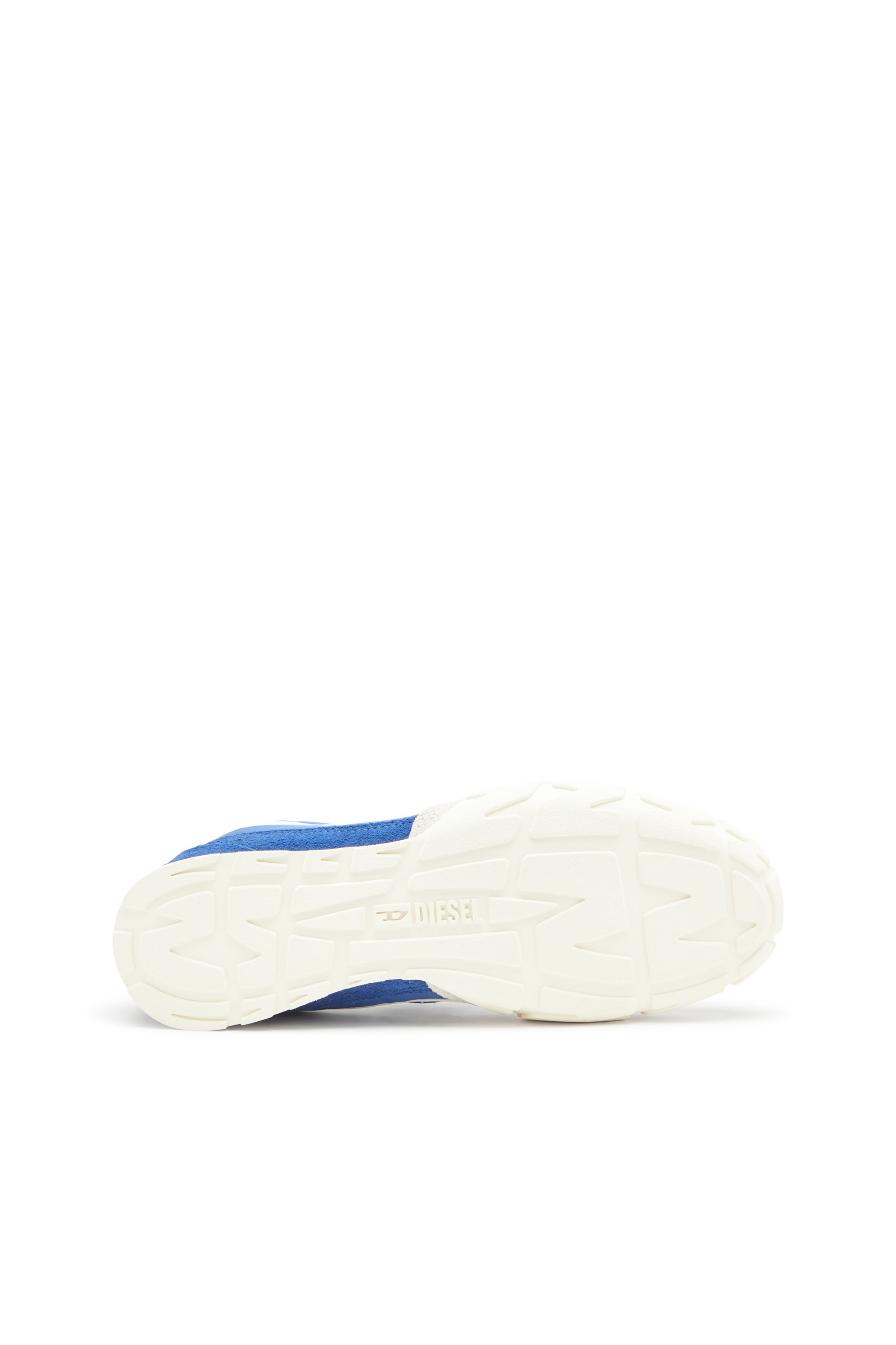Diesel - S-PAGODHA LOW, Man's S-Pagodha-Sneakers in leather, suede and ripstop in Blue - 4