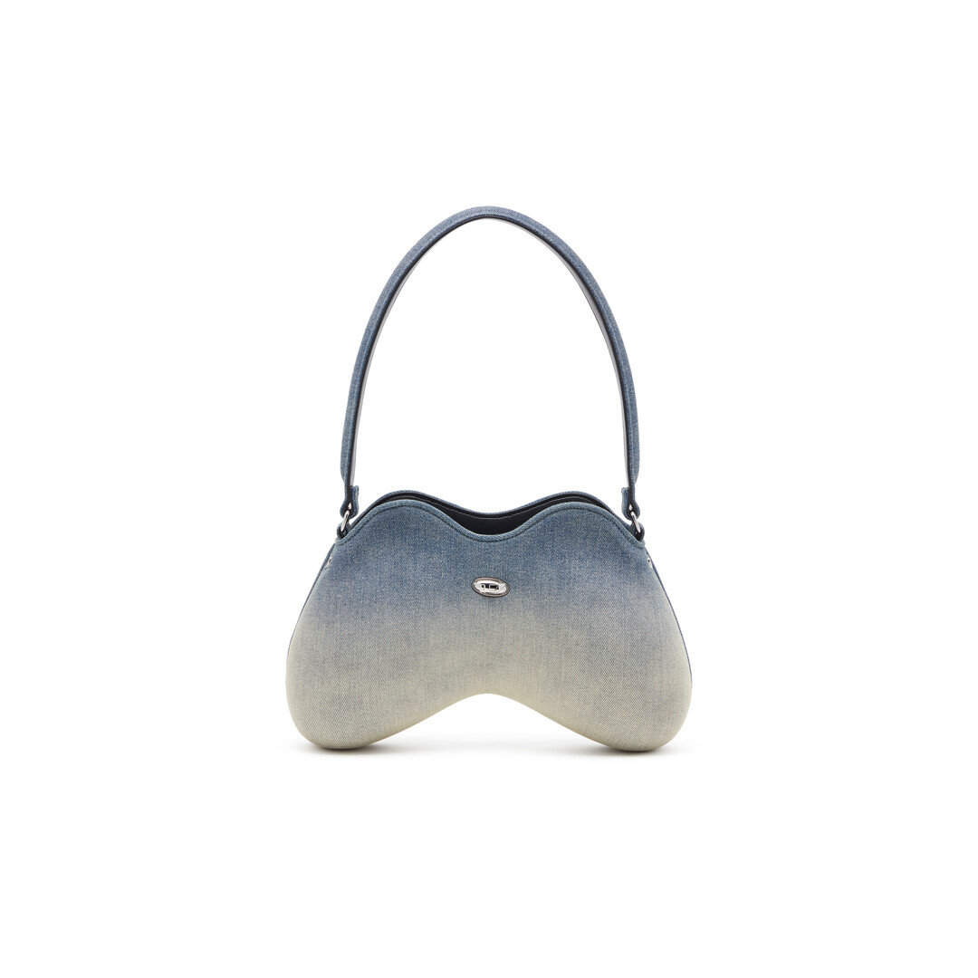 Diesel Women's Blue - Double-D-Shoulder Bag In Solarised Denim - Shoulder Bags - Woman Uni - Image 1