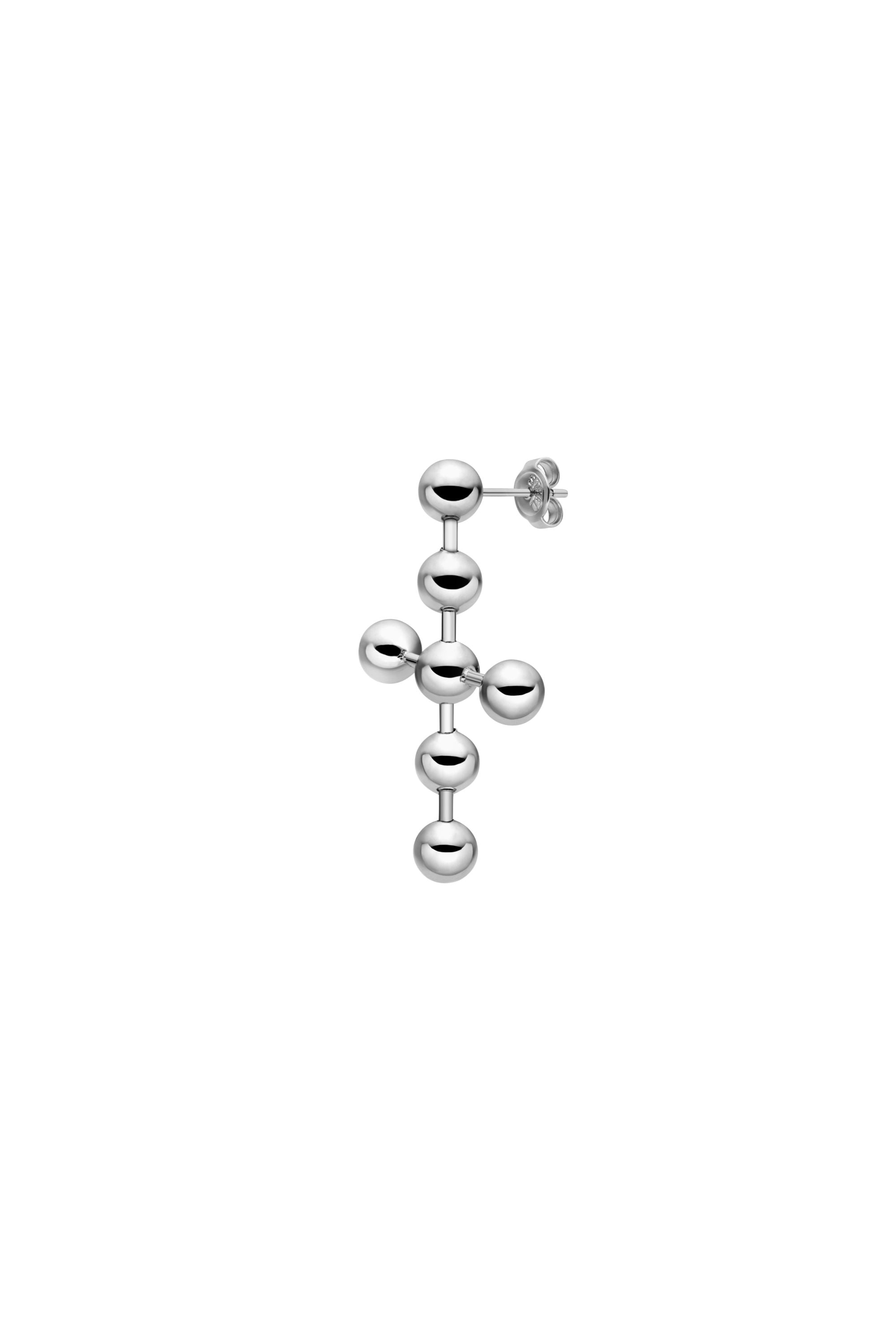 Diesel - Stainless Steel Drop Earring - Earrings - Unisex - Silver