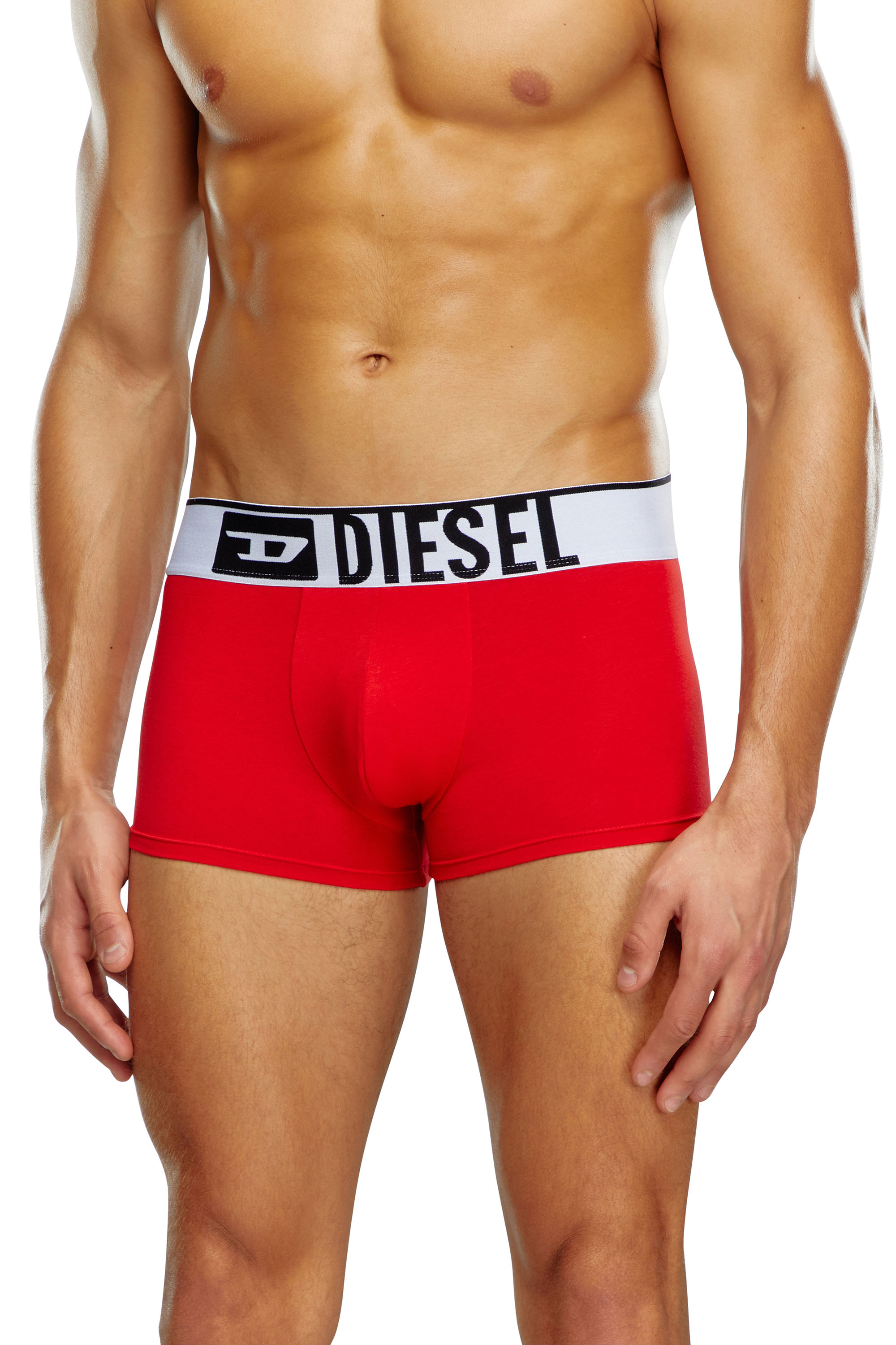 Diesel - Three-pack boxer briefs with XL logo - Trunks - Man - Multicolor