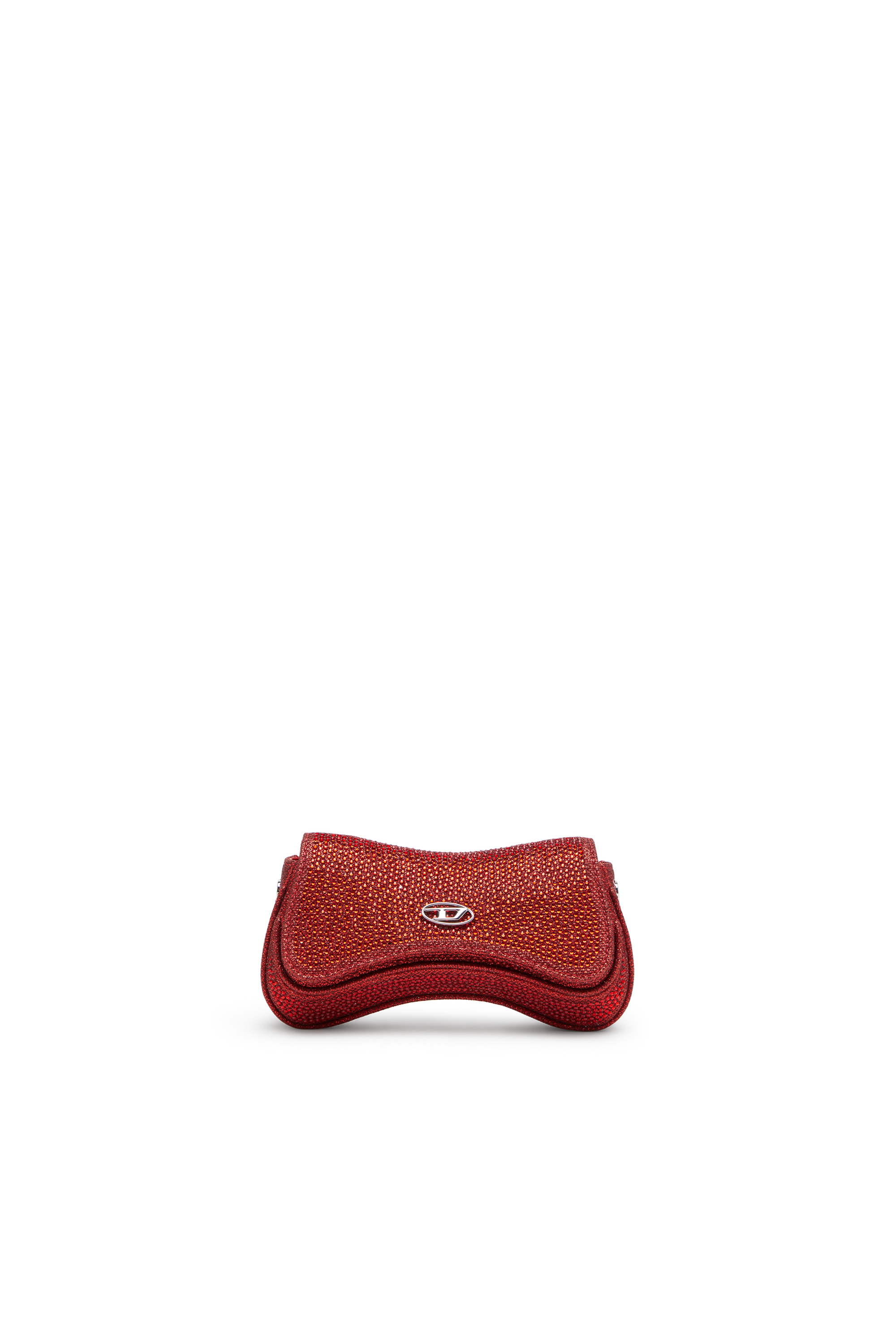 Diesel Women's Red - Play Crossbody Bag With Crystal - Crossbody Bags - Woman Uni