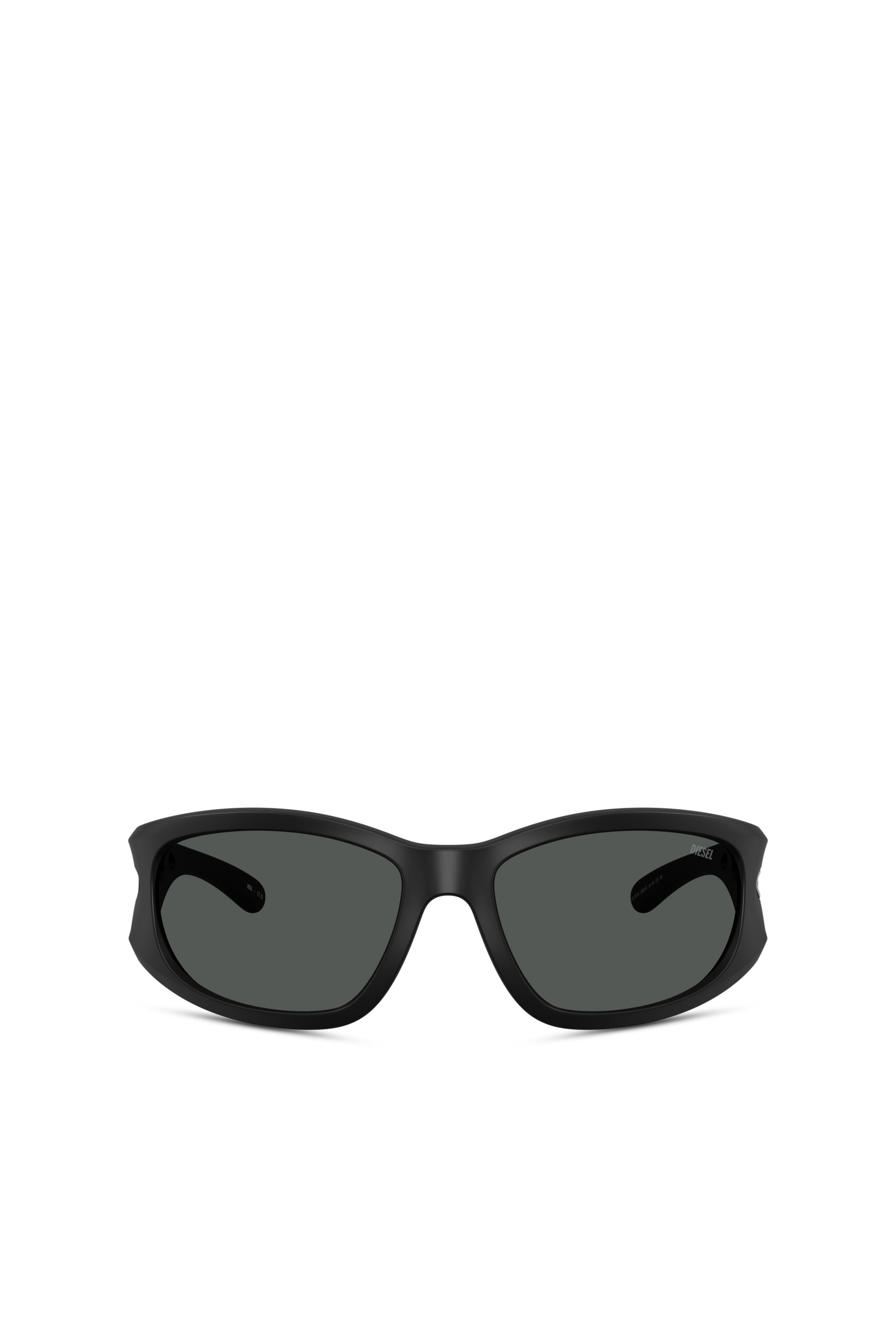 Diesel - 0DL3012U, Unisex's Rectangle sunglasses in Black - 2
