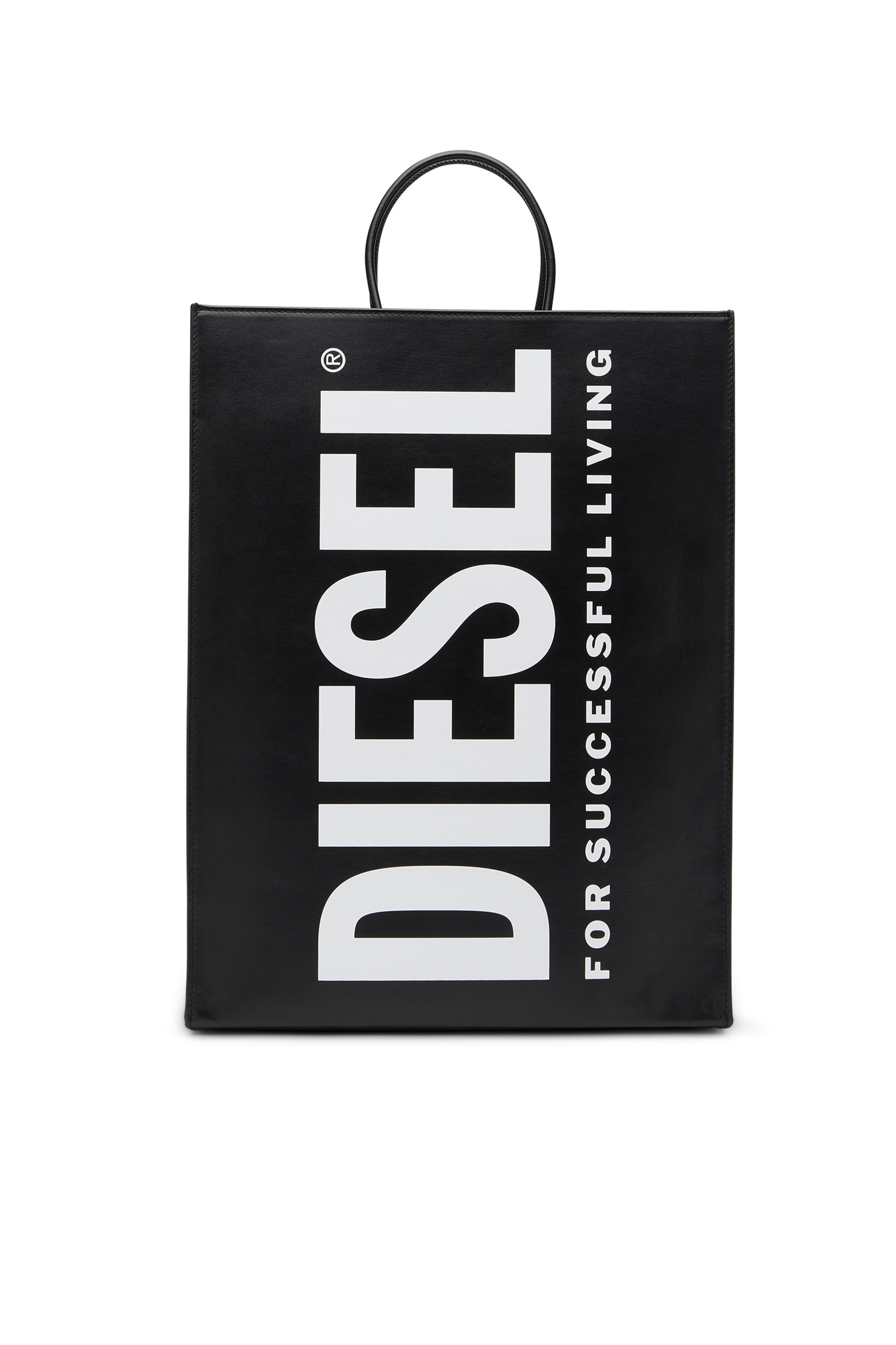 Diesel - Grande borsa shopping in pelle opaca - Shoppers - Unisex - Nero