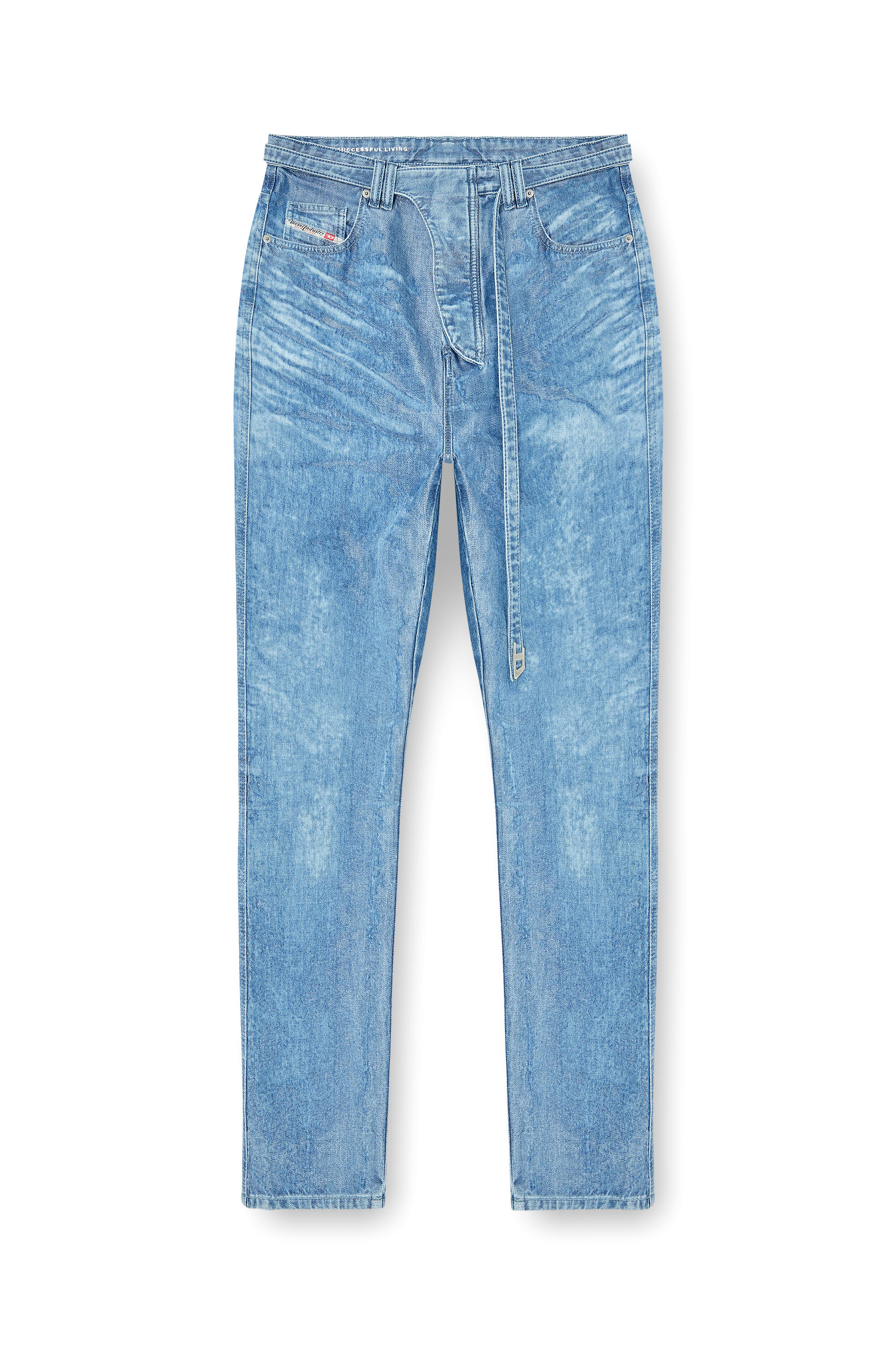 Diesel - Man's Slim Jeans D-JUREN 09P23, Light Blue - 4